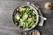 Shredded Brussels Sprouts Salad with Cranberries