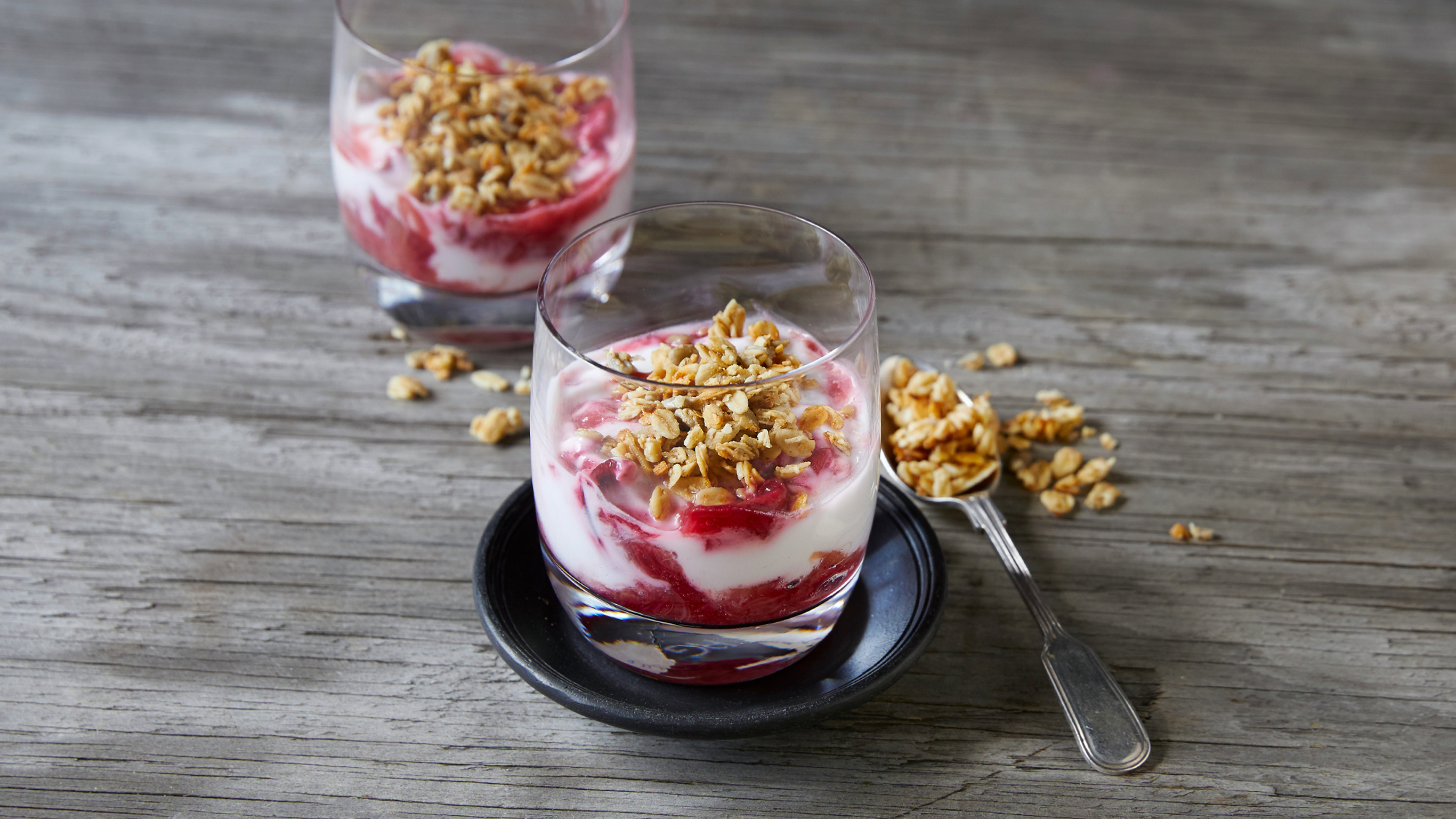 Rhubarb & Coconut Fool