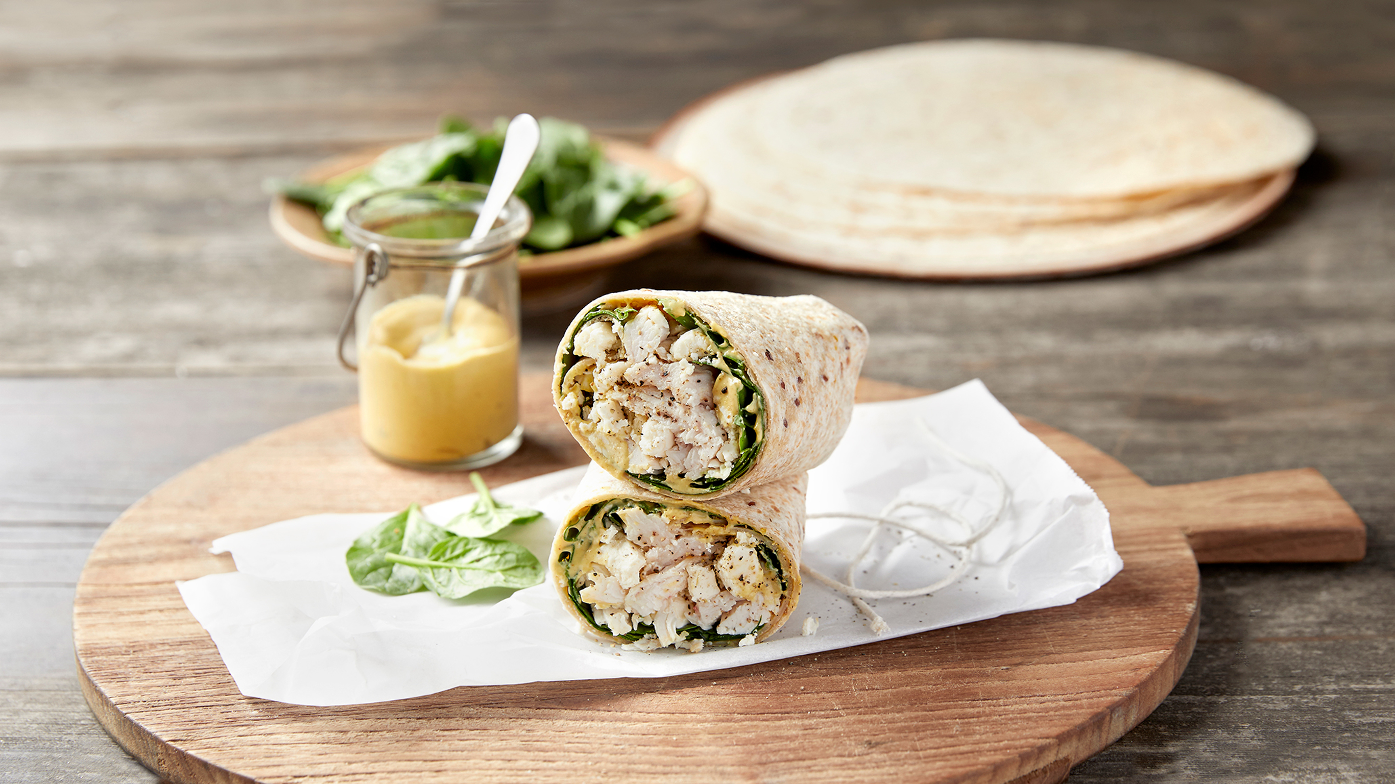 Dan’s Turkey, Feta & Spinach Wrap
