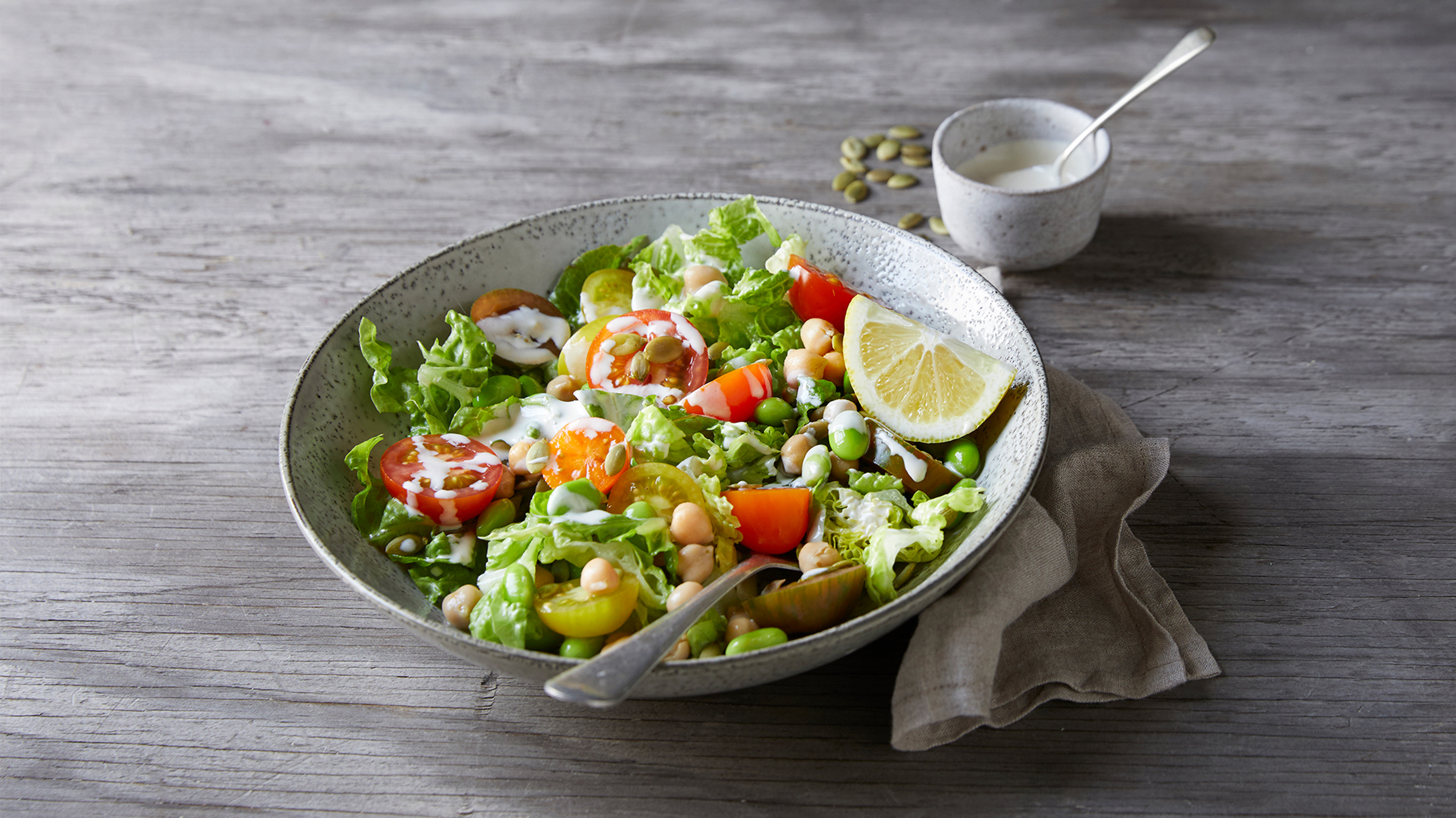 Chickpea & Edamame Power Bowl