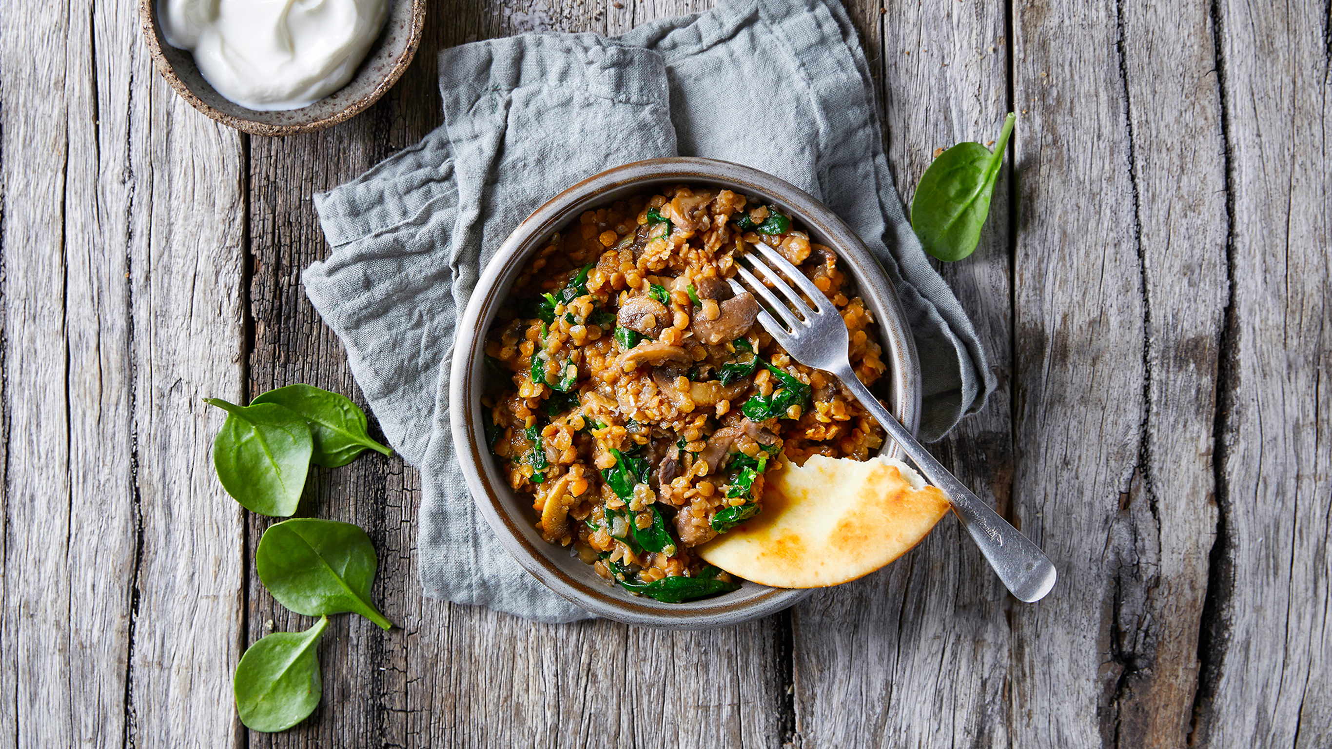 Mushroom & Lentil Masala