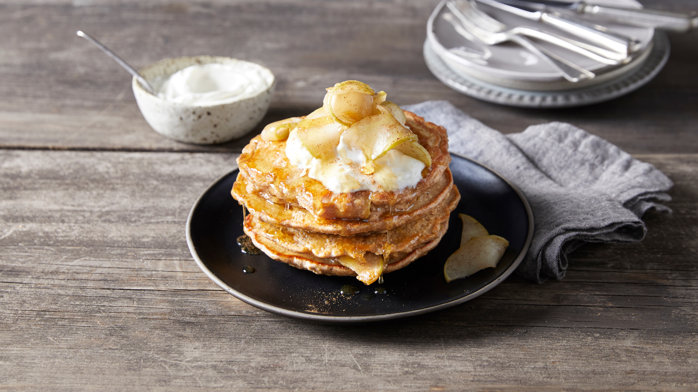 Dan Churchill's Apple & Cinnamon Pancakes