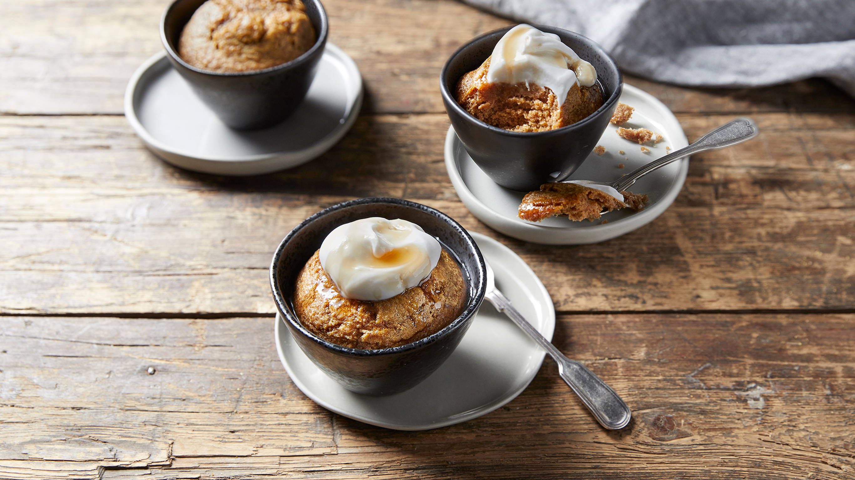 Sticky Date Puddings for Valentine's Day.
