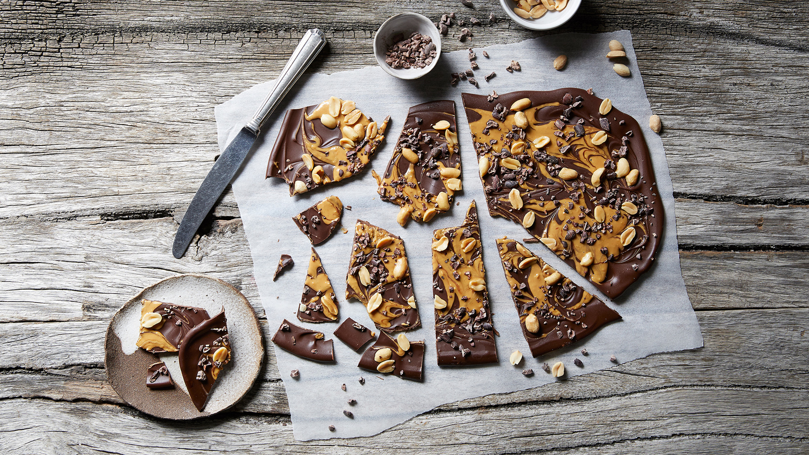 Chocolate Peanut Butter Bark