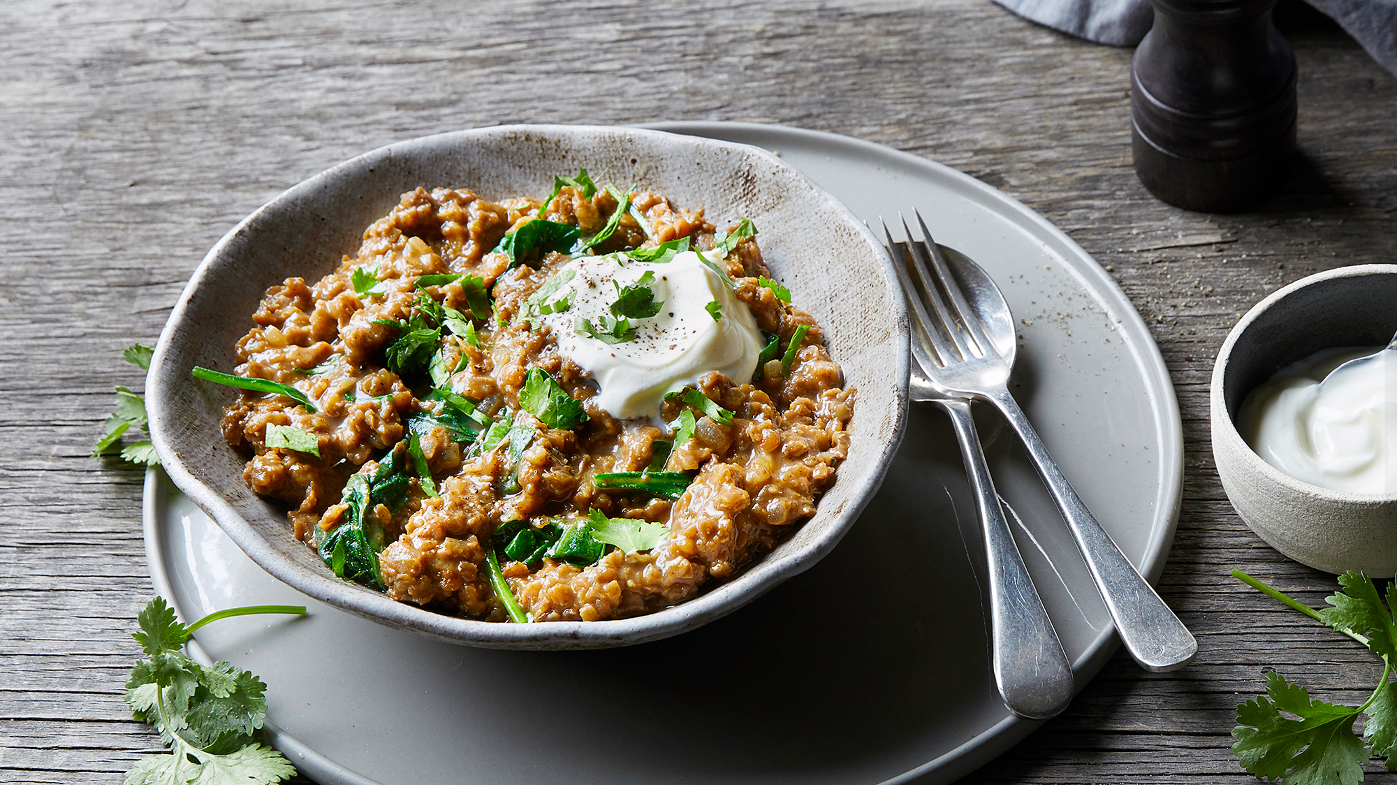 Red Lentil Dahl from the Centr meal plan.