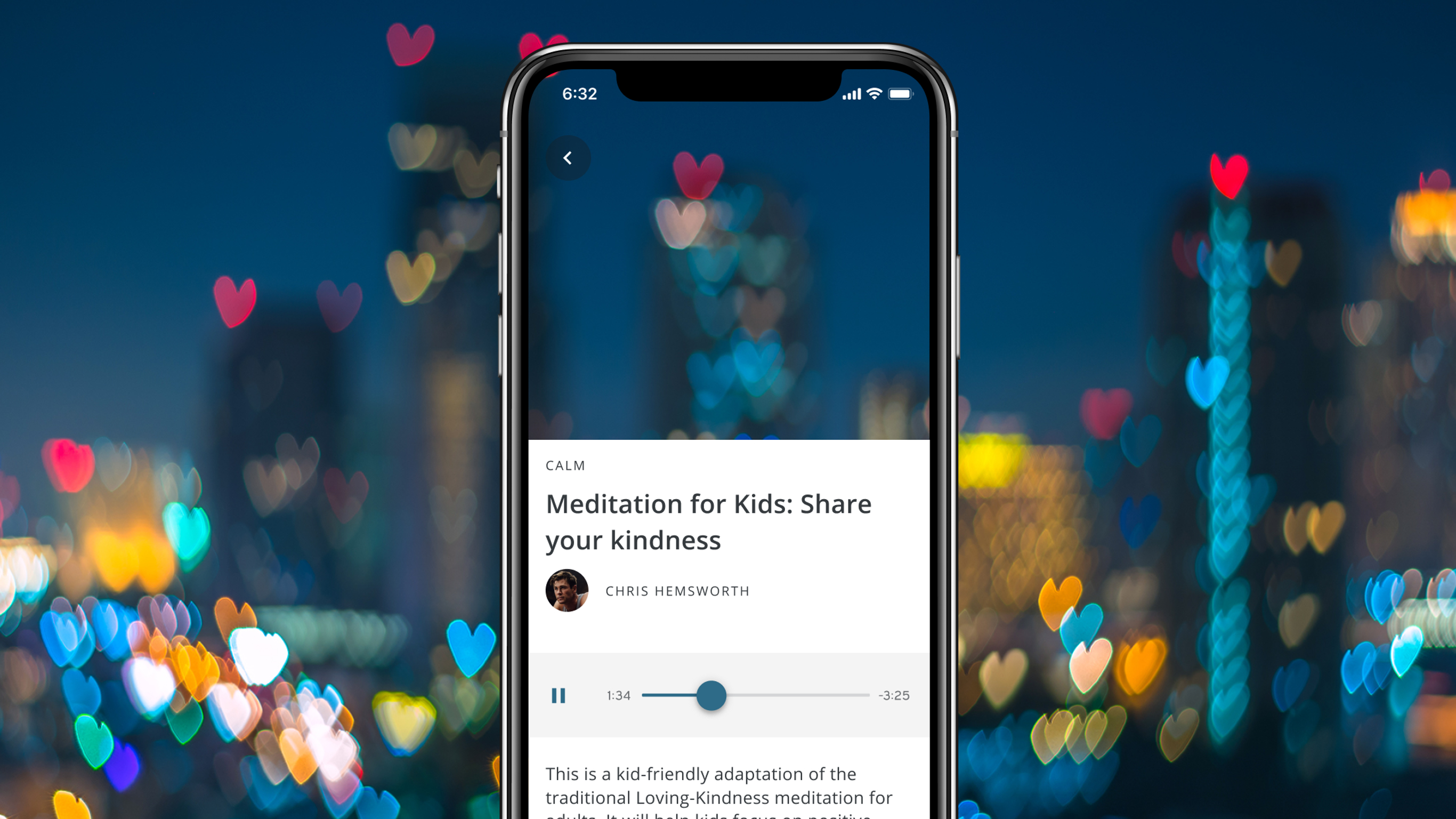 The 'Share your kindness' meditation for kids, narracted by Chris Hemsworth.