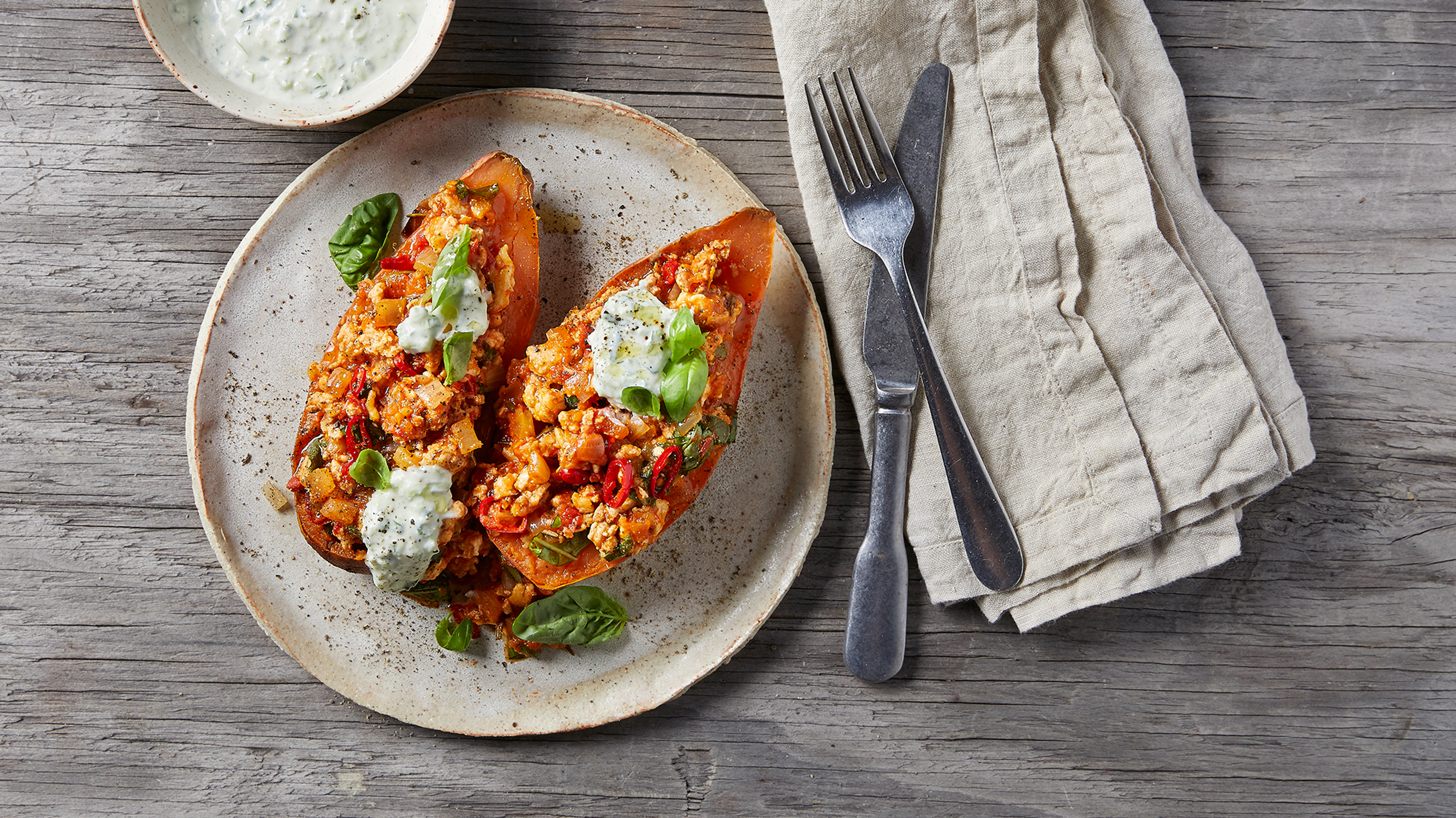 Loaded Sweet Potato Jackets