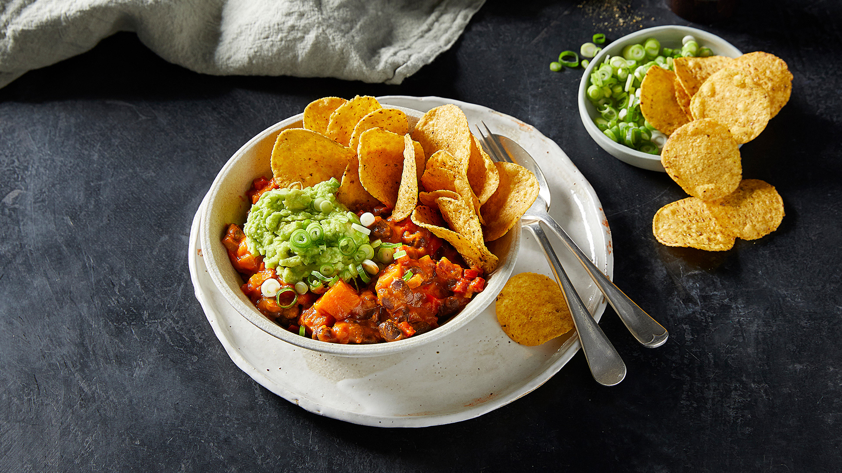 Spicy Black Bean Chilli Bowl