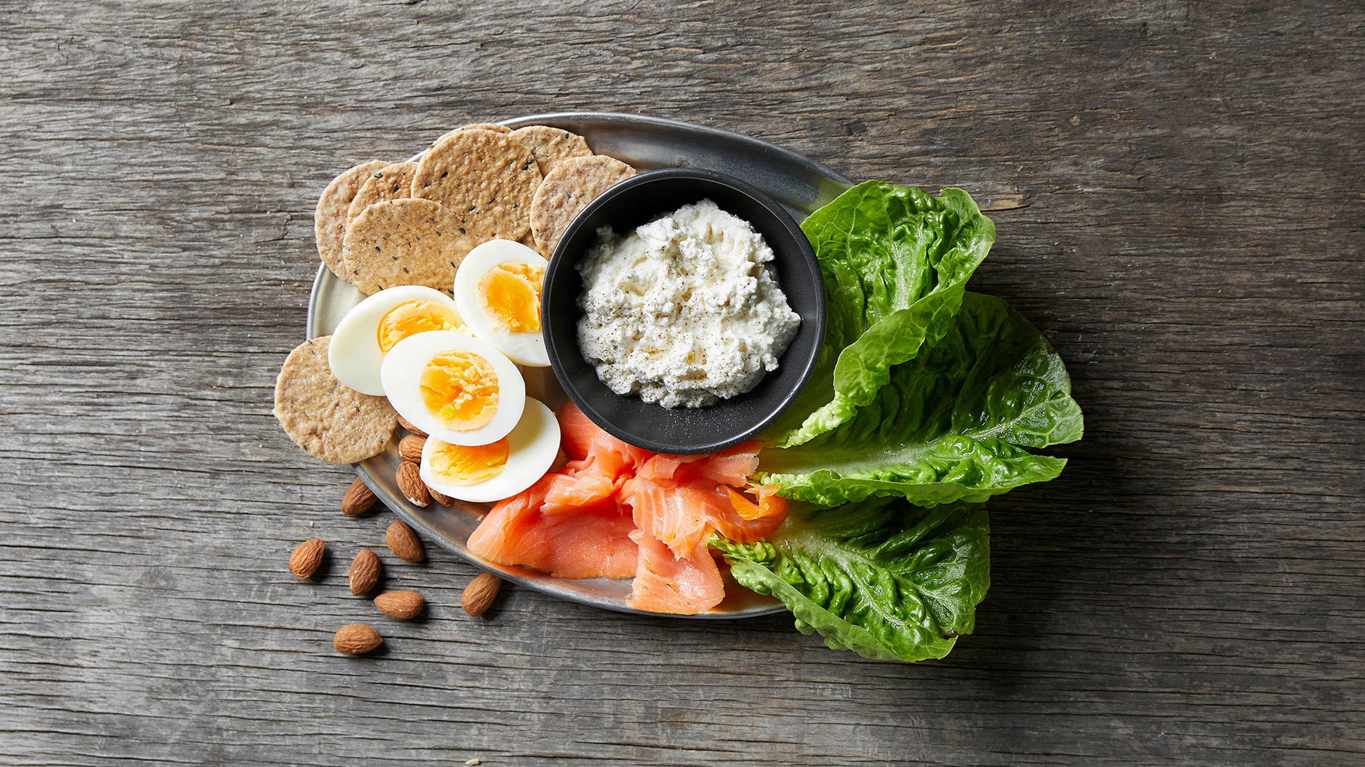 The Protein Snack Tray from the Centr meal plan, which contains high-protein food ideal for weight loss.