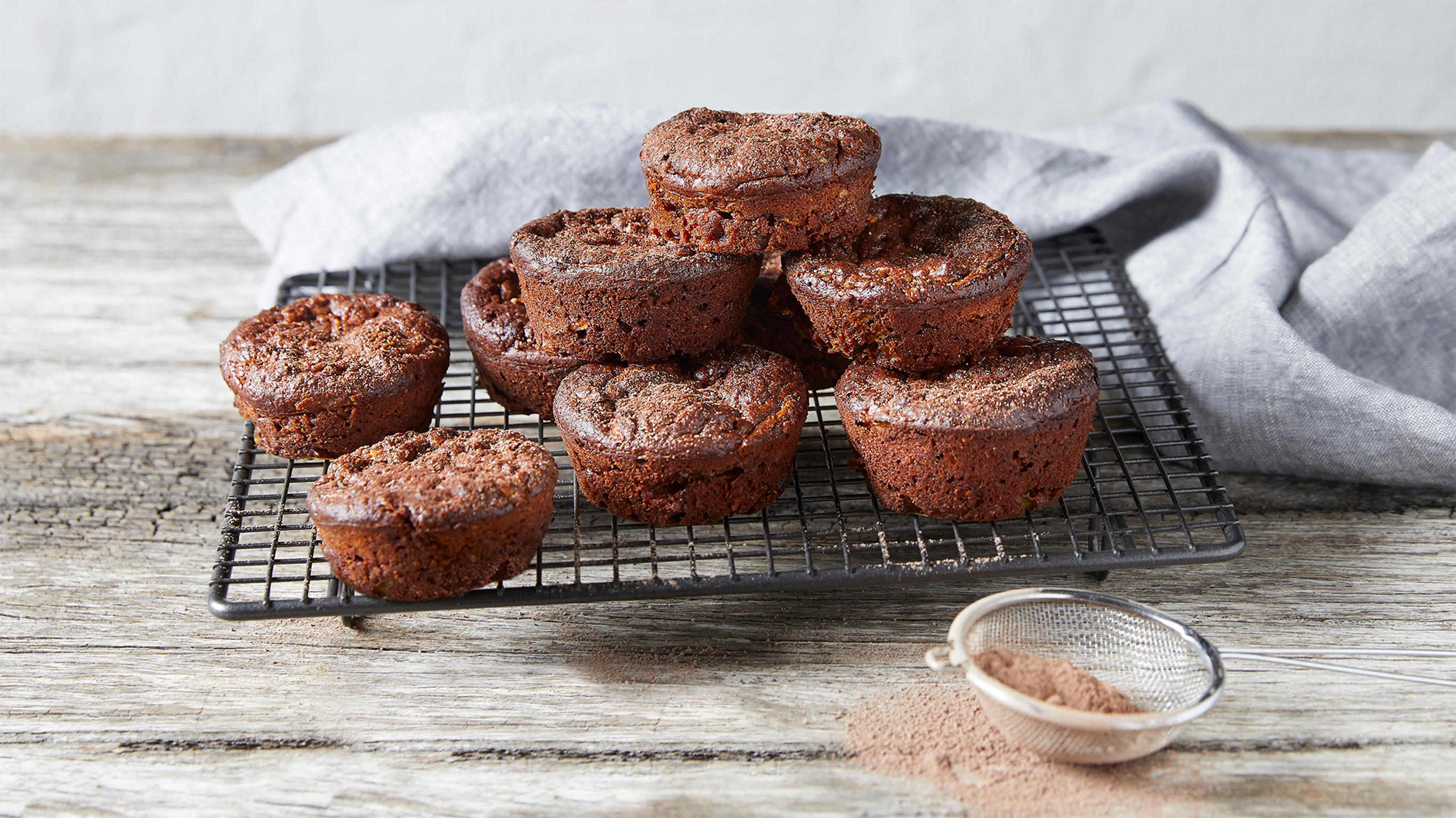 Chocolate Zucchini Muffins