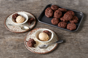 Triple Chocolate Cookies with 1-ingredient Ice Cream
