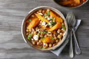 Chickpea Braise with Feta & Dates