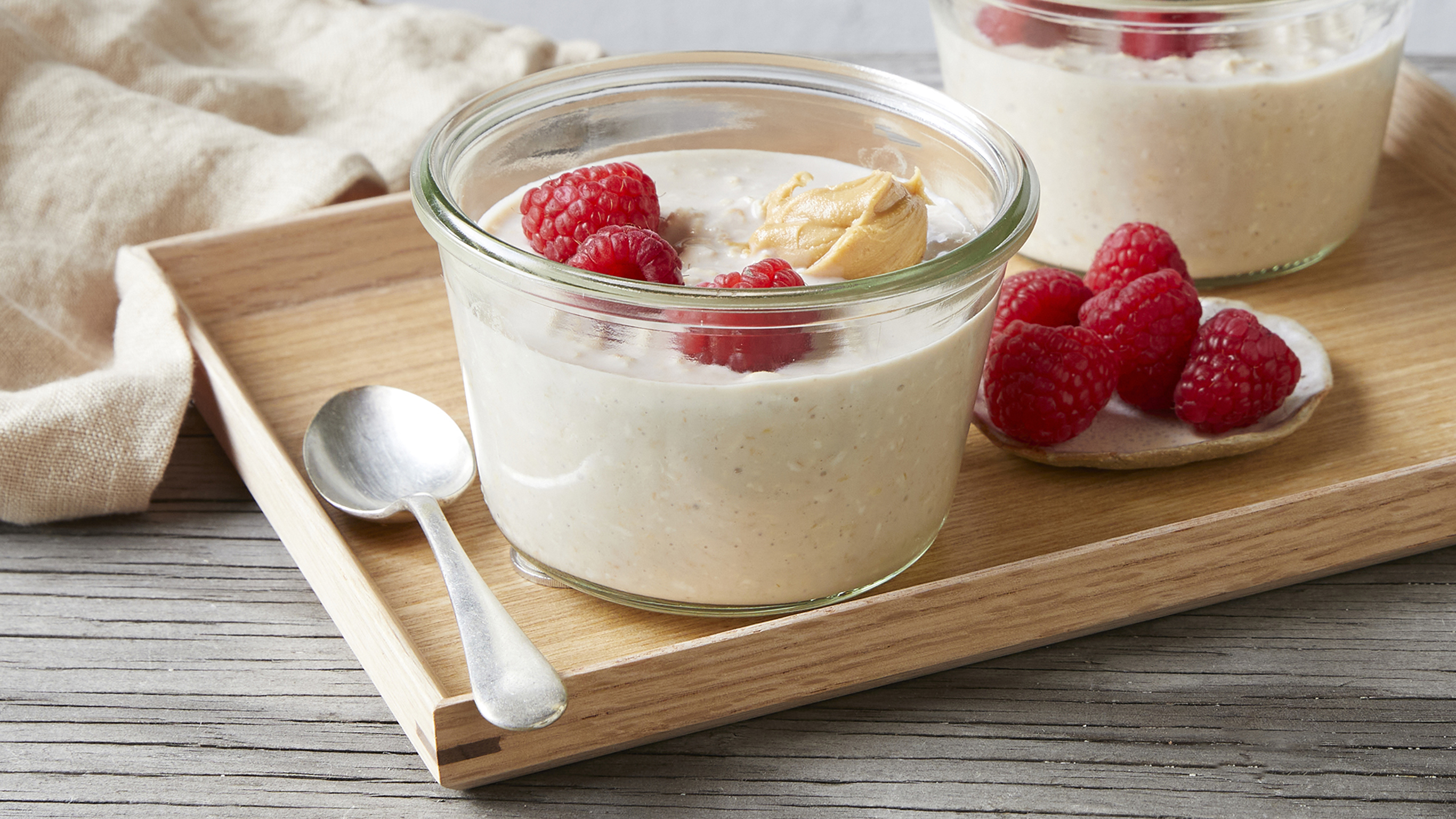 10-minute Peanut Butter Overnight Oats