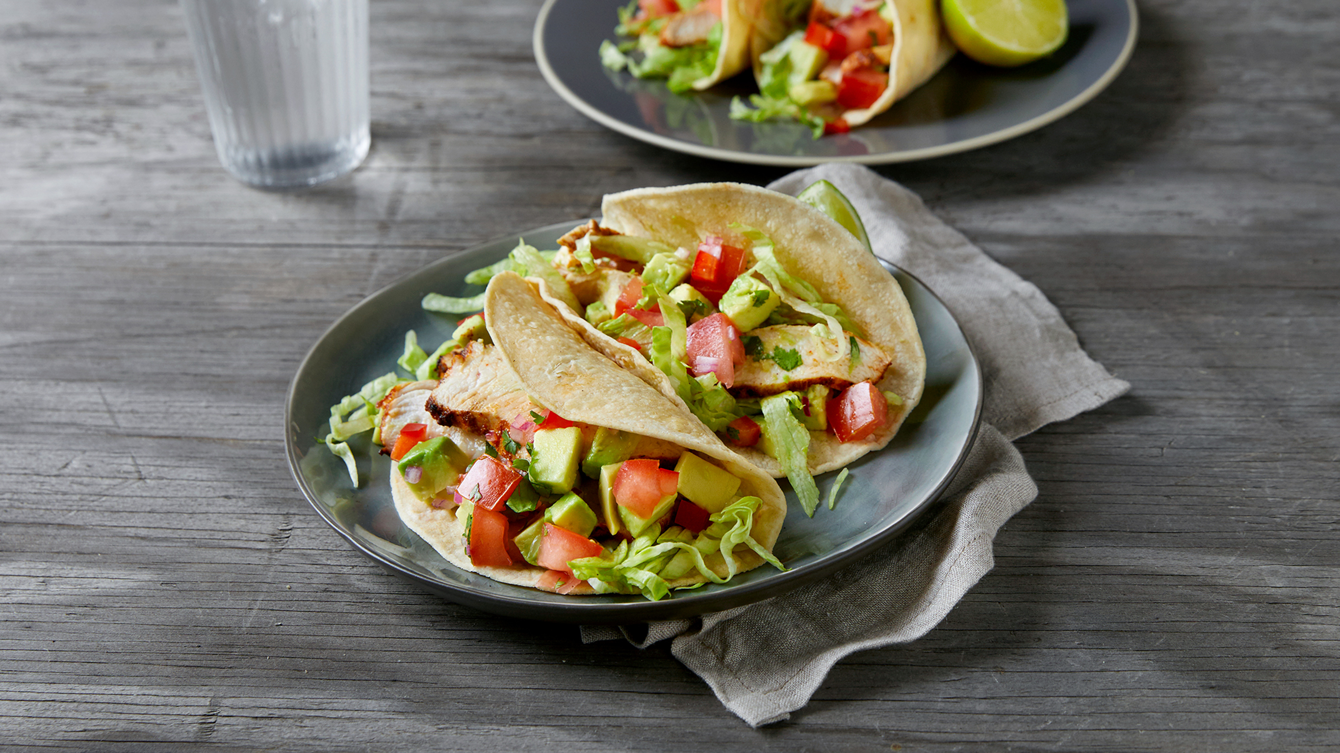 Grilled Chicken Tacos with Salsa