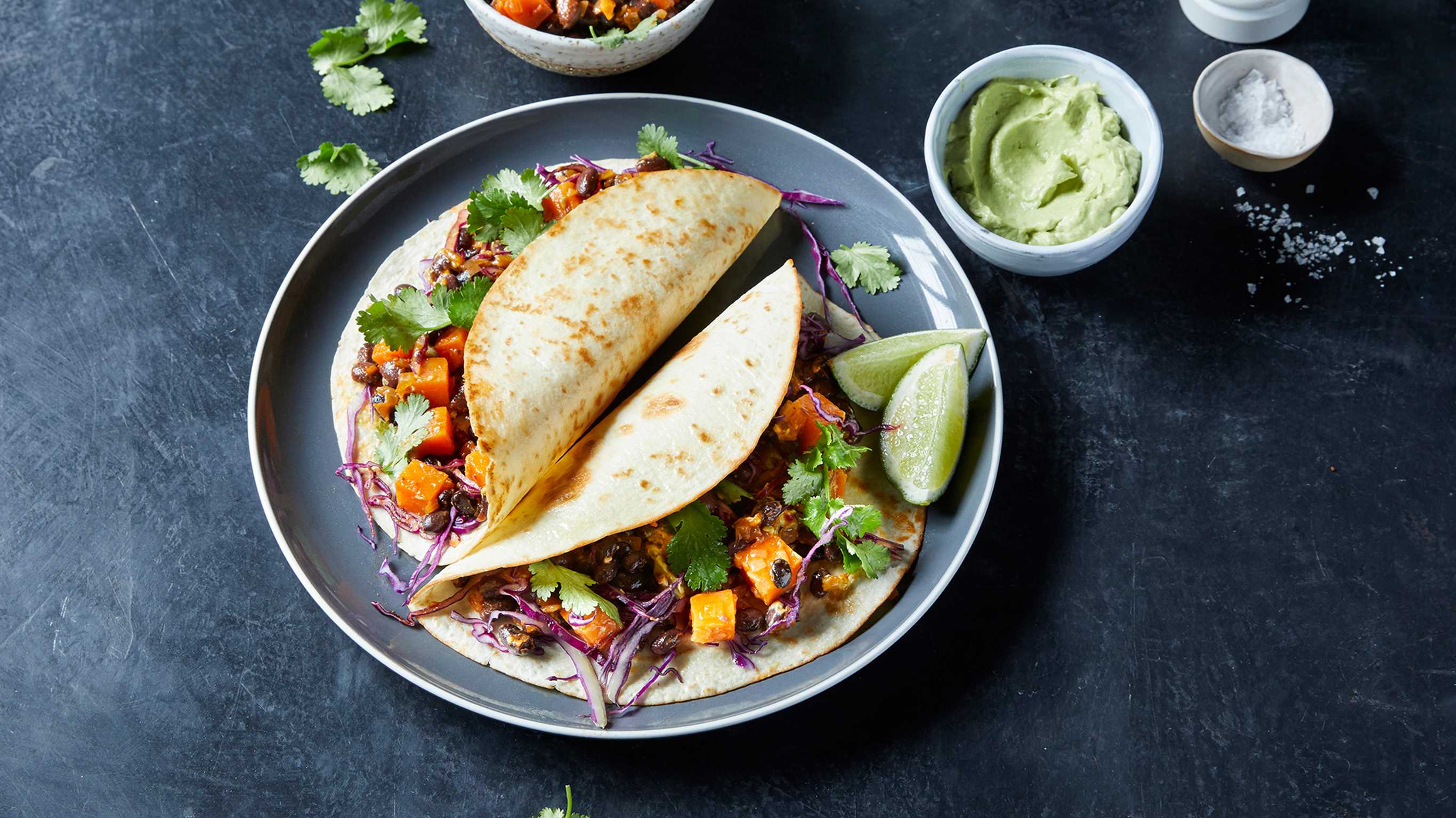 Black Bean & Sweet Potato Tacos