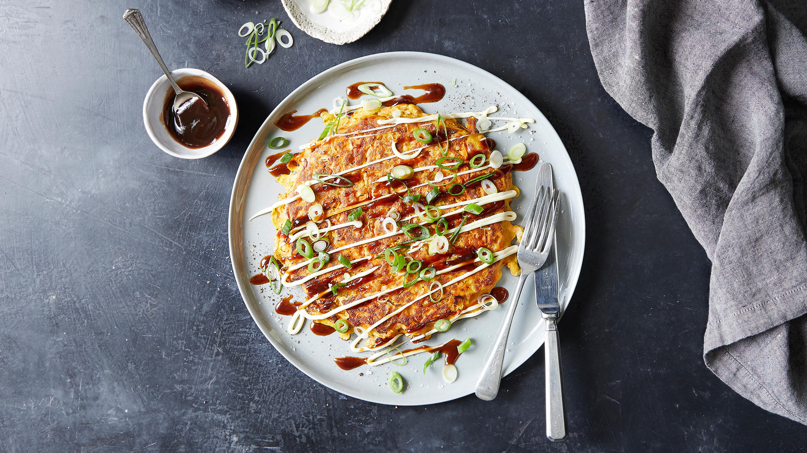 Japan: Okonomiyaki (Japanese Pancakes)