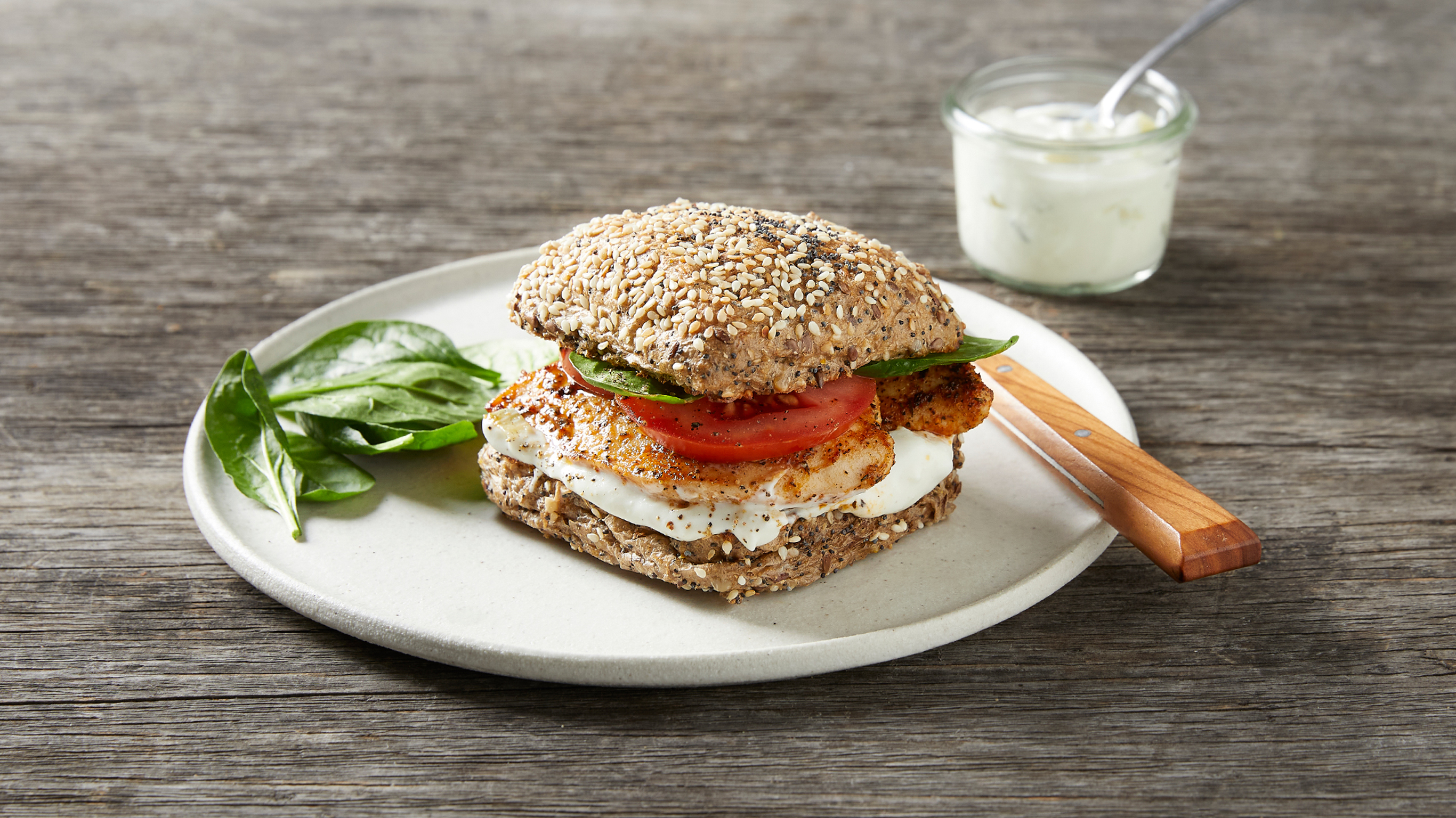 Cajun Chicken Burger