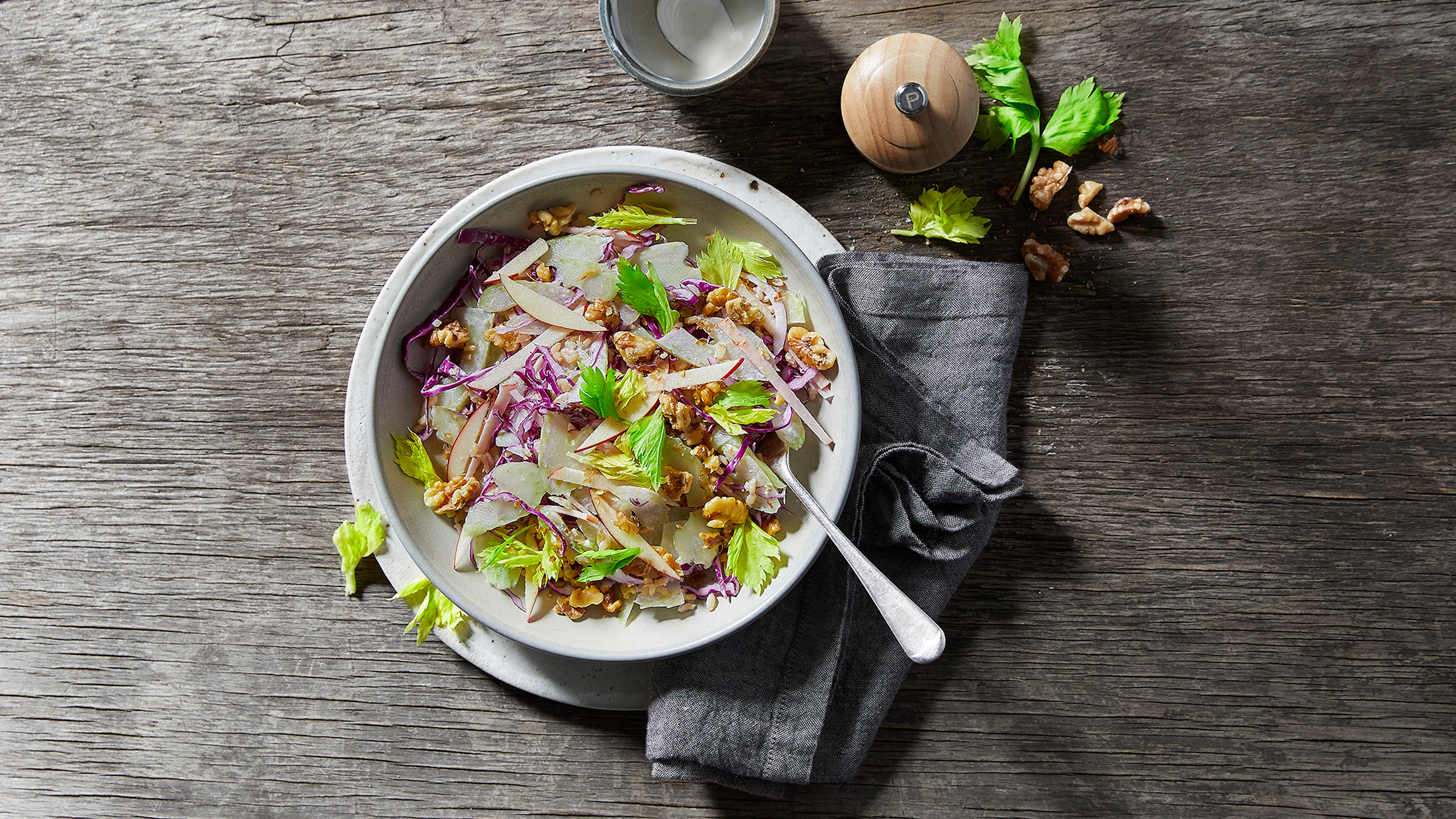 Apple, Walnut & Celery Salad