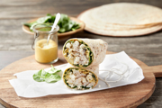 Turkey, Feta & Spinach Wrap