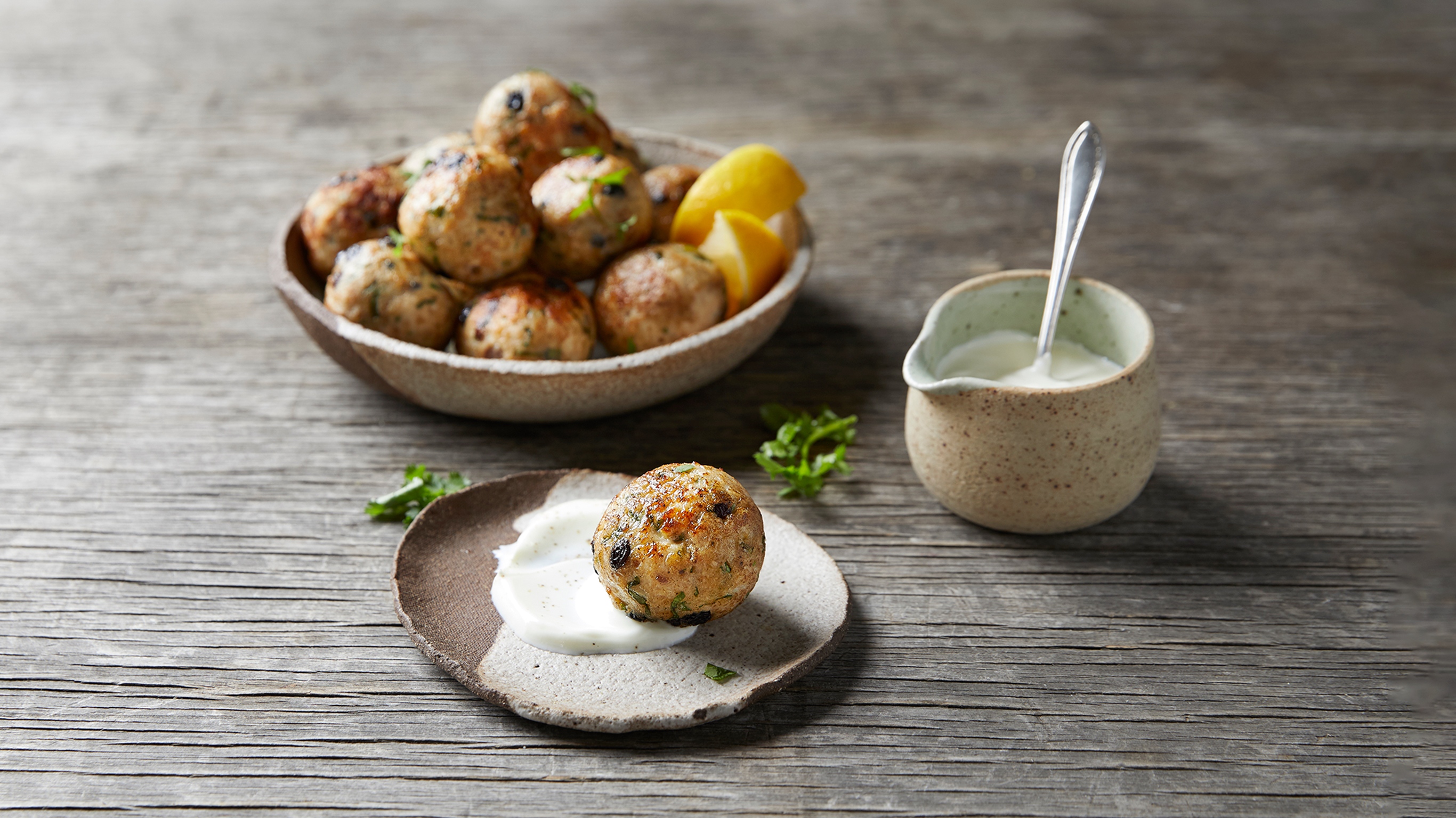 Moroccan Spiced Turkey Meatballs from the Centr meal plan.