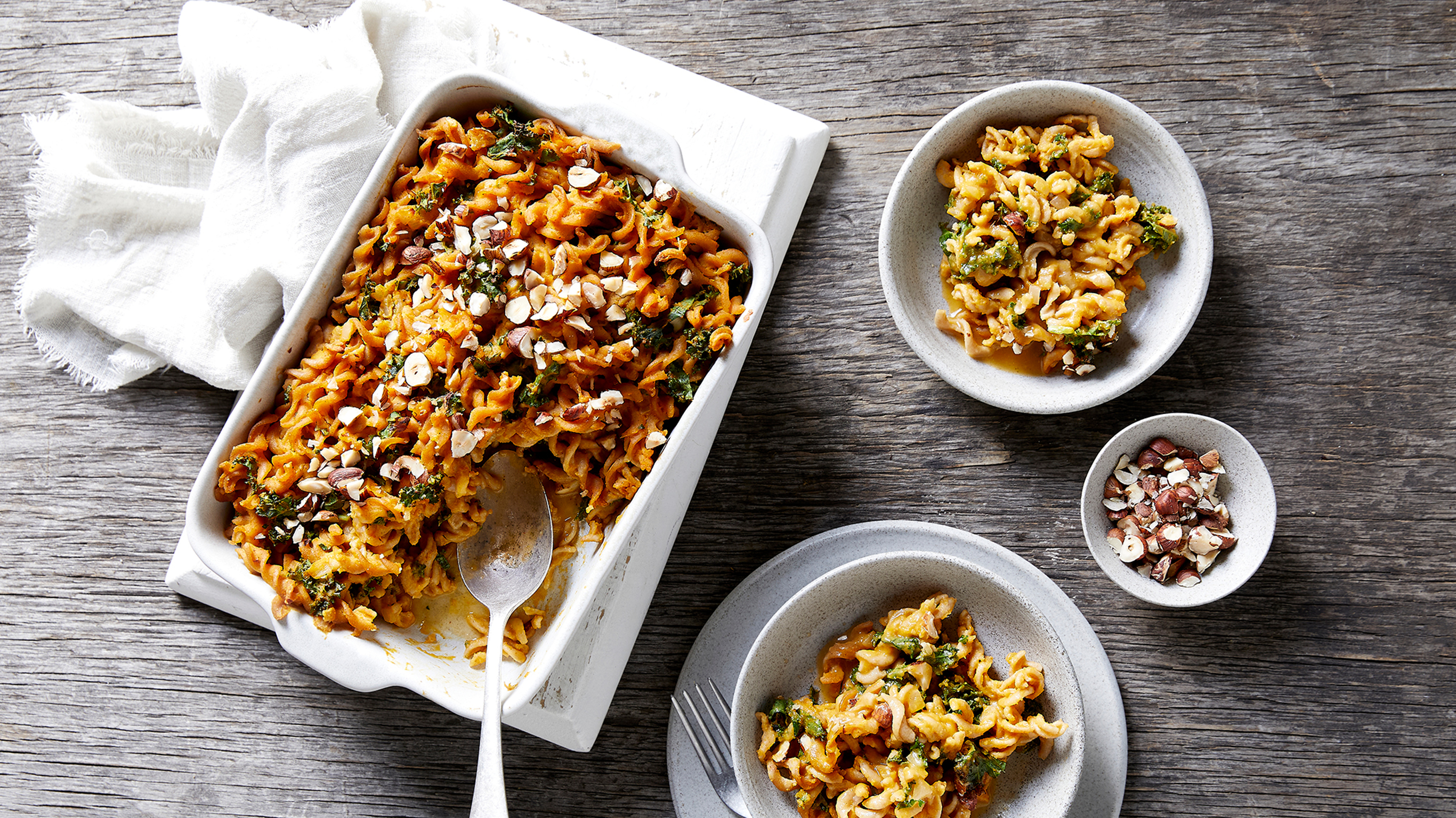 Dan's Pumpkin & Hazelnut Pasta Bake