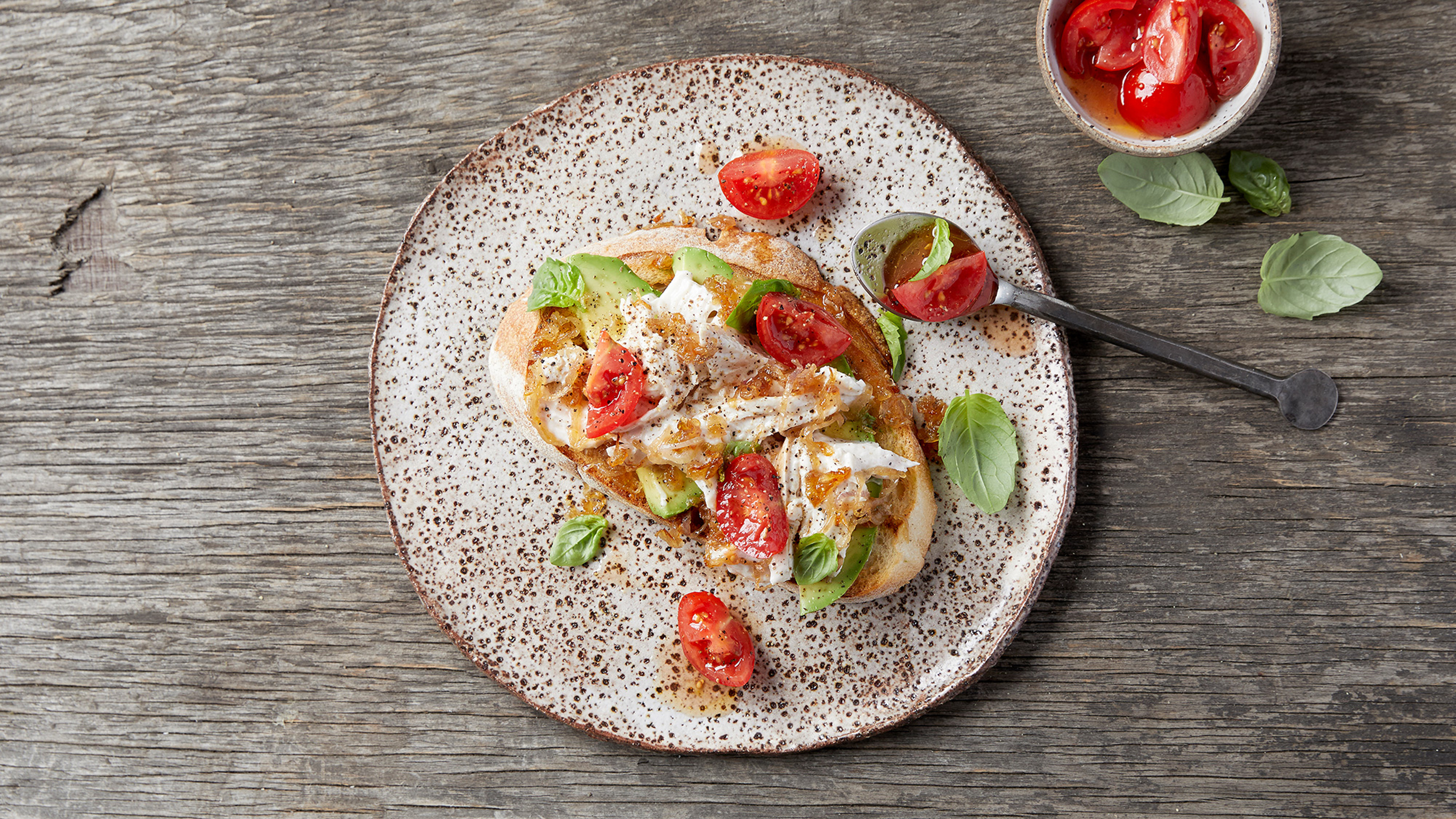 Luke's Roast Chicken & Avocado Open Sandwich