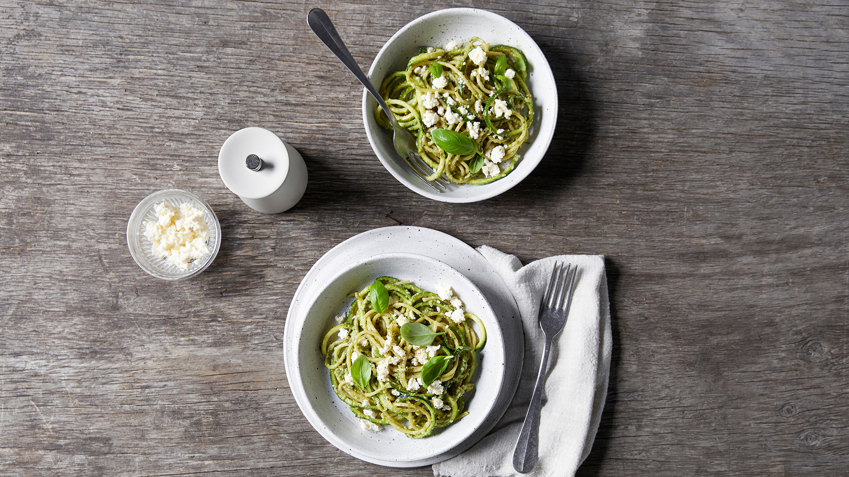 Dan's Weeknight Pesto & Ricotta Spaghetti