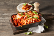 Smoky Tomato & Chicken Pasta Bake
