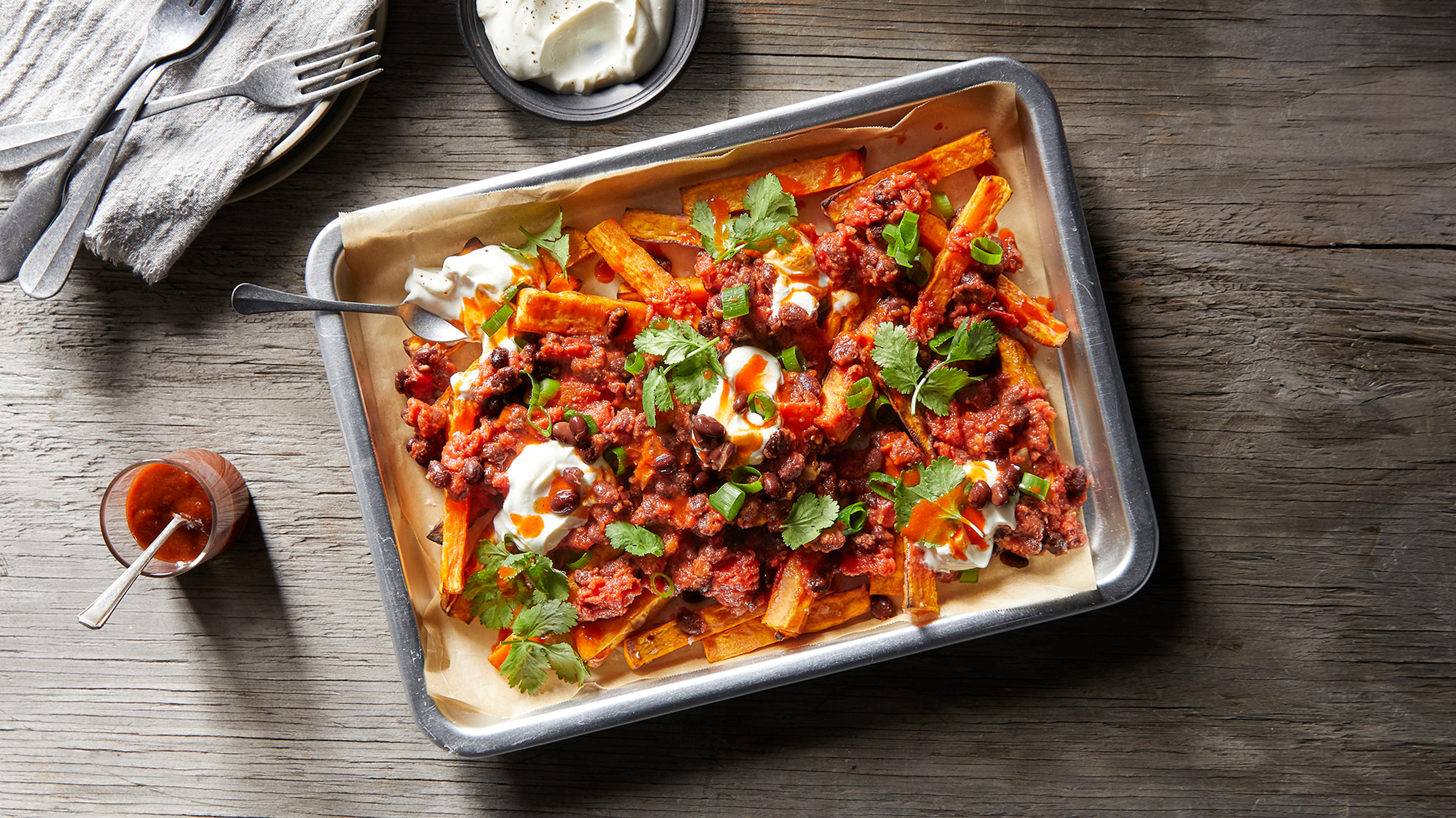 Dan's ﻿Loaded Sweet Potato Fries