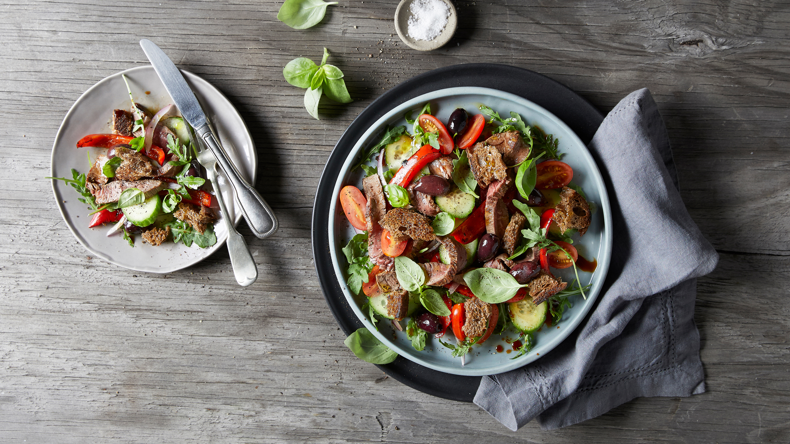 Beef Panzanella Salad