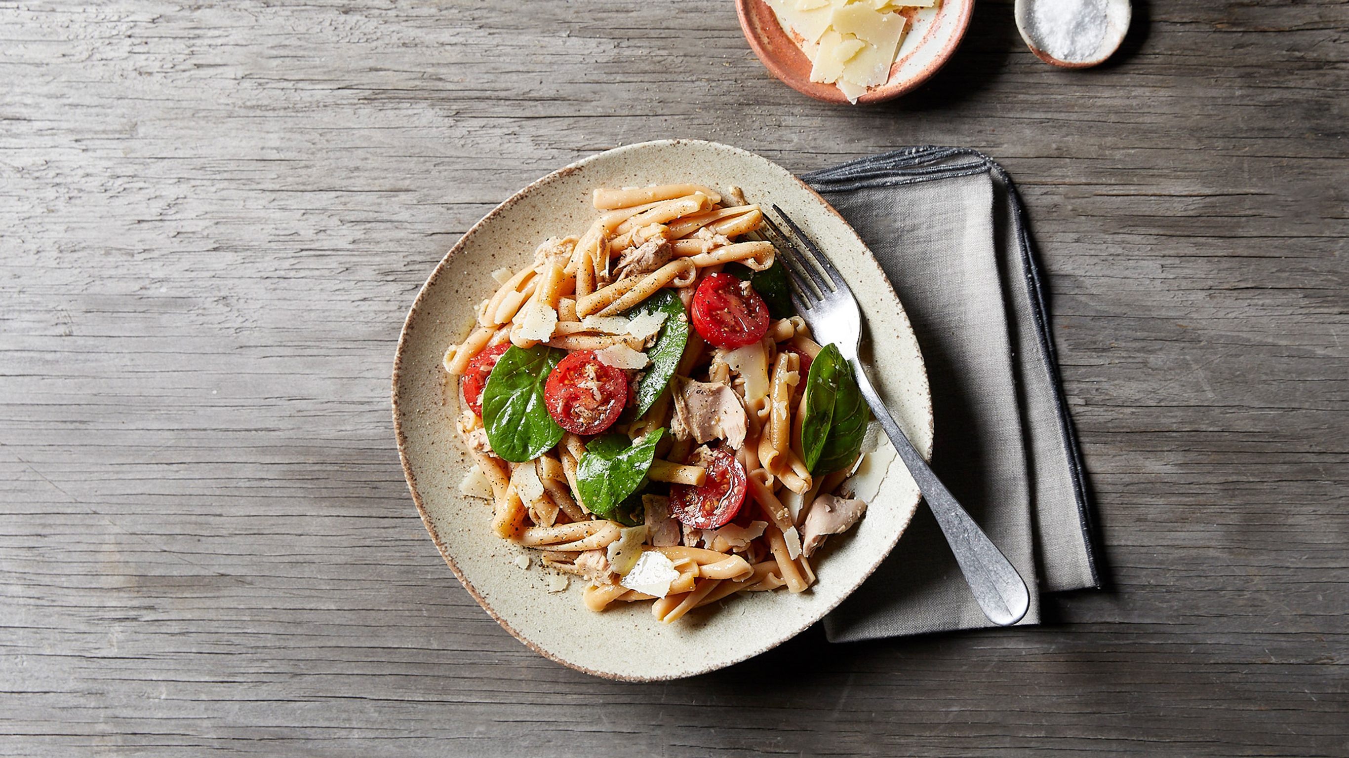 Pulse Pasta Salad with Tuna from the Centr meal plan.