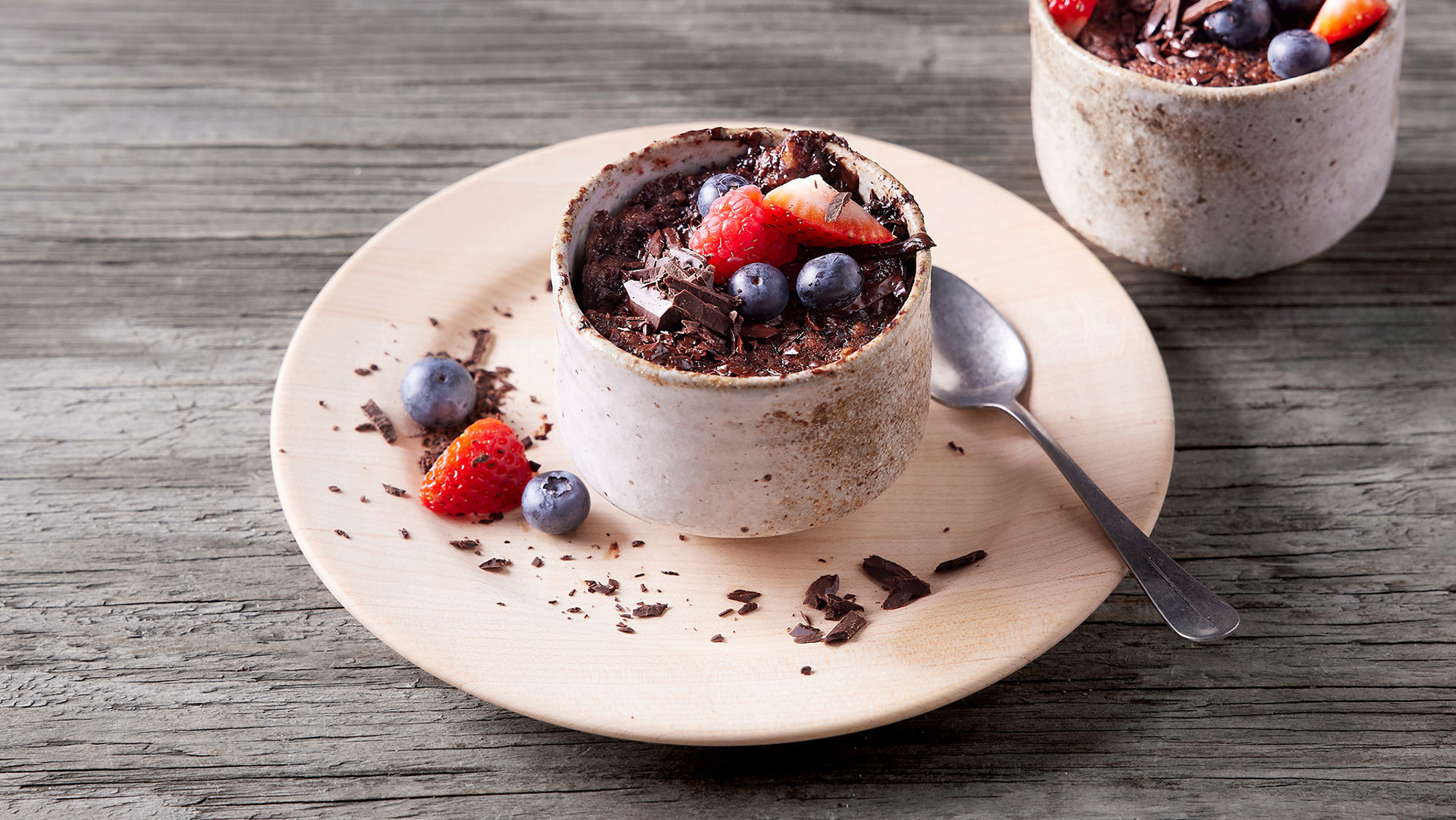 5-ingredient Choc Banana Mug Cake