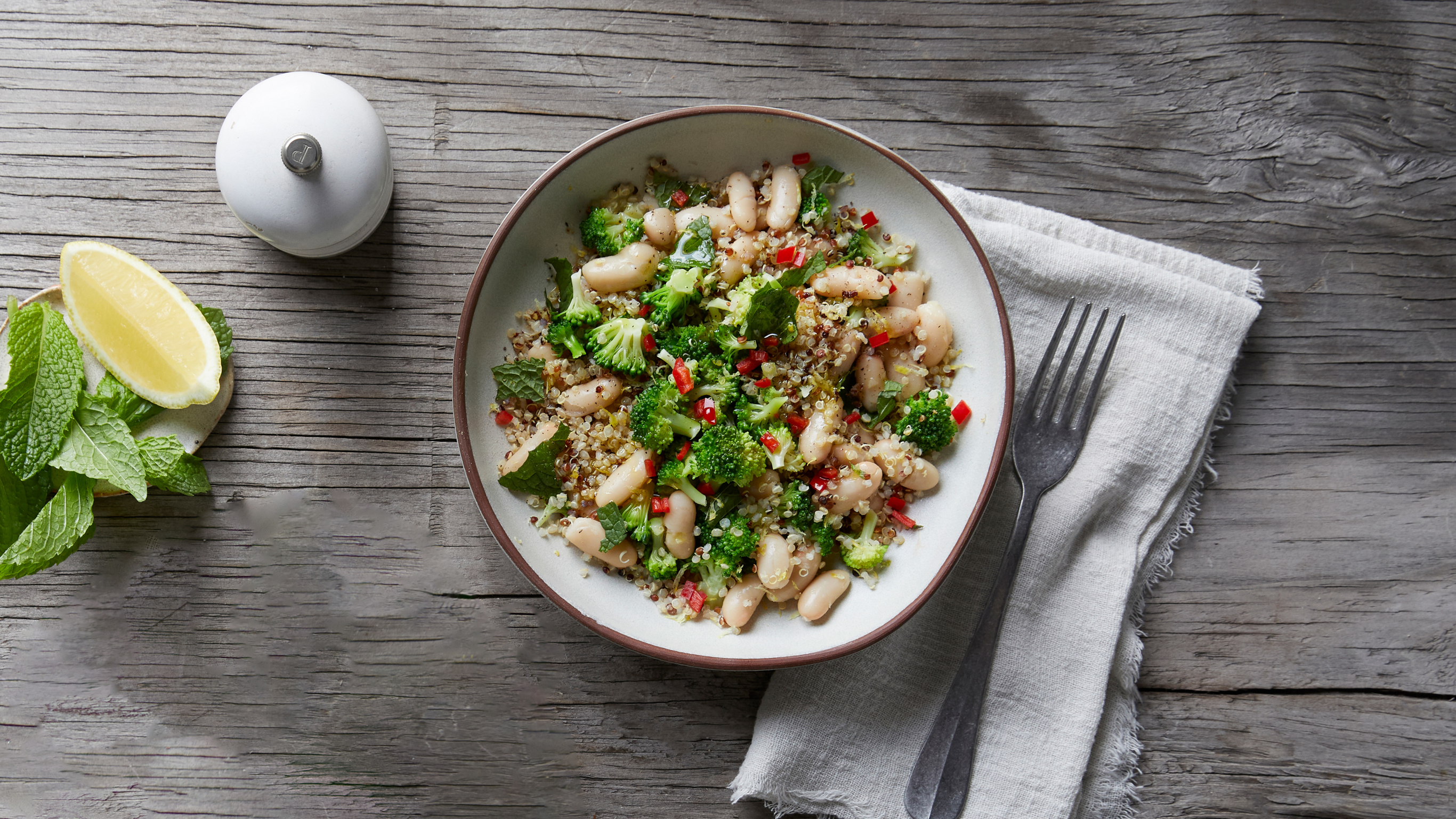 Grab & Go Broccoli Quinoa Salad