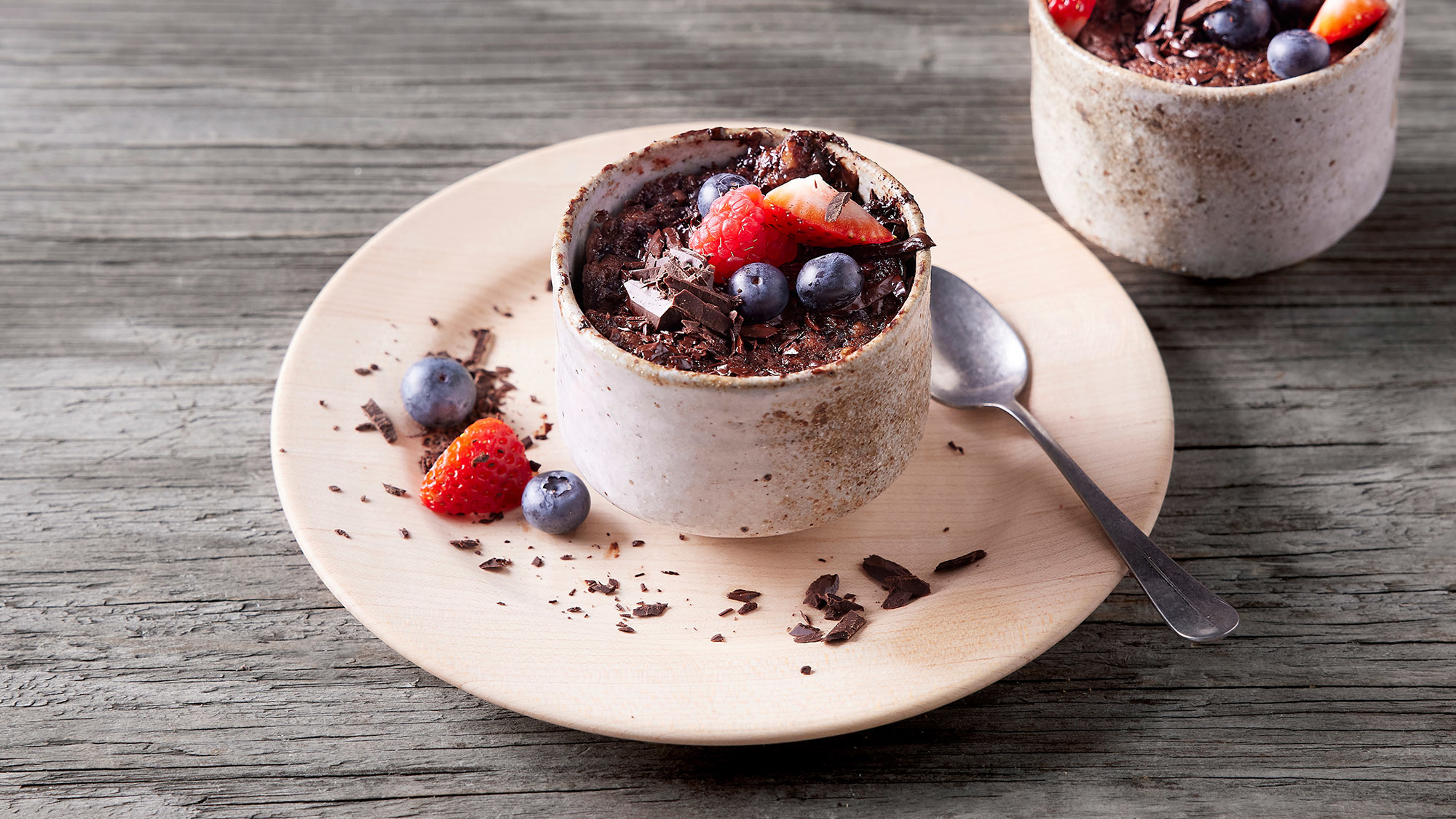 Dan’s 5-ingredient Choc Banana Mug Cake
