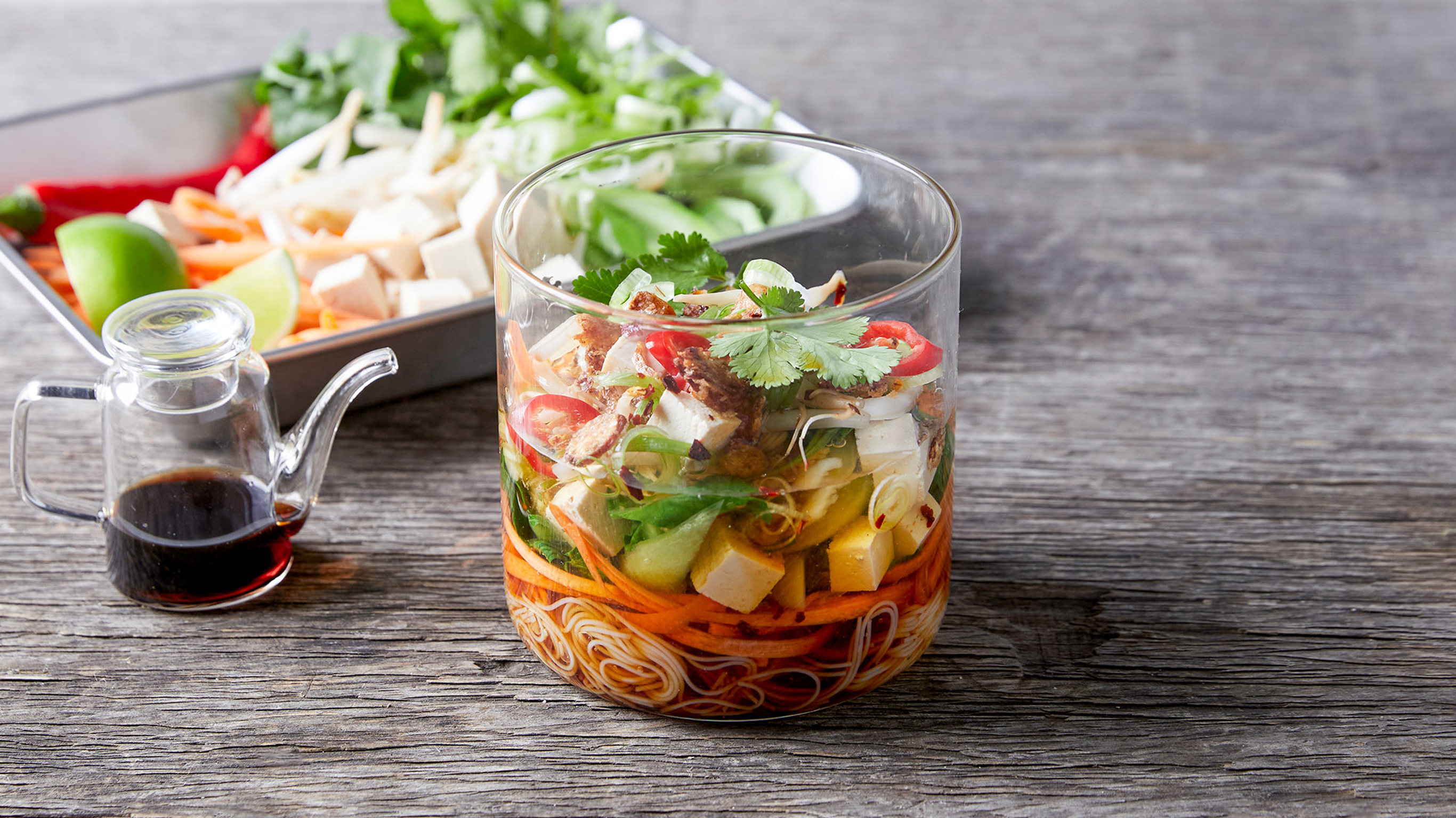 Dan's Pho Jar with Bok Choy & Tofu