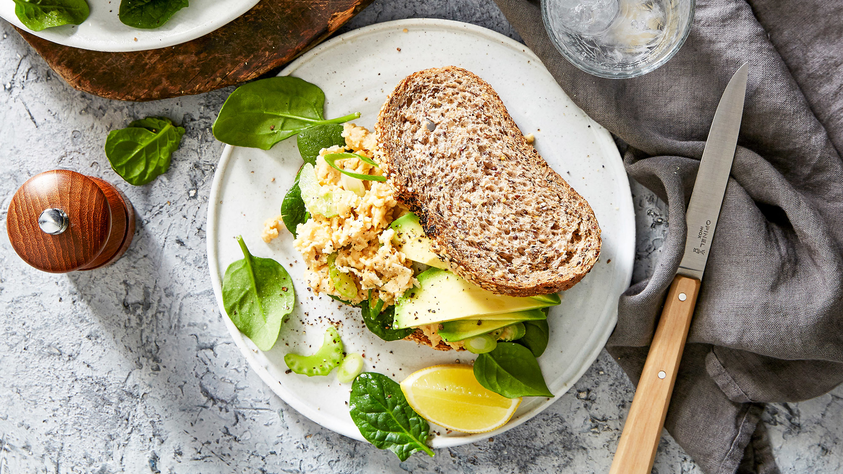 Chickpea Smash on Sourdough