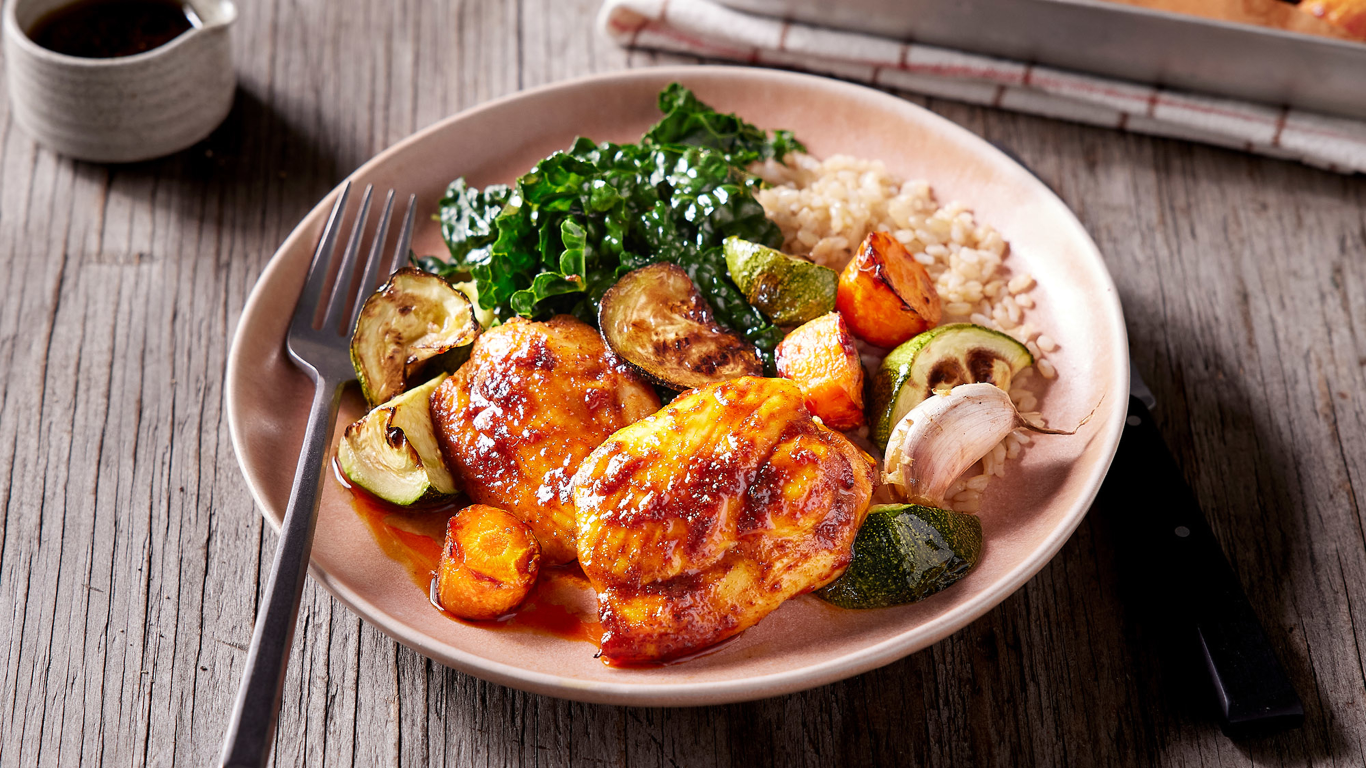 Dan's Hearty Sheet-pan Chicken, Carrot & Zucchini