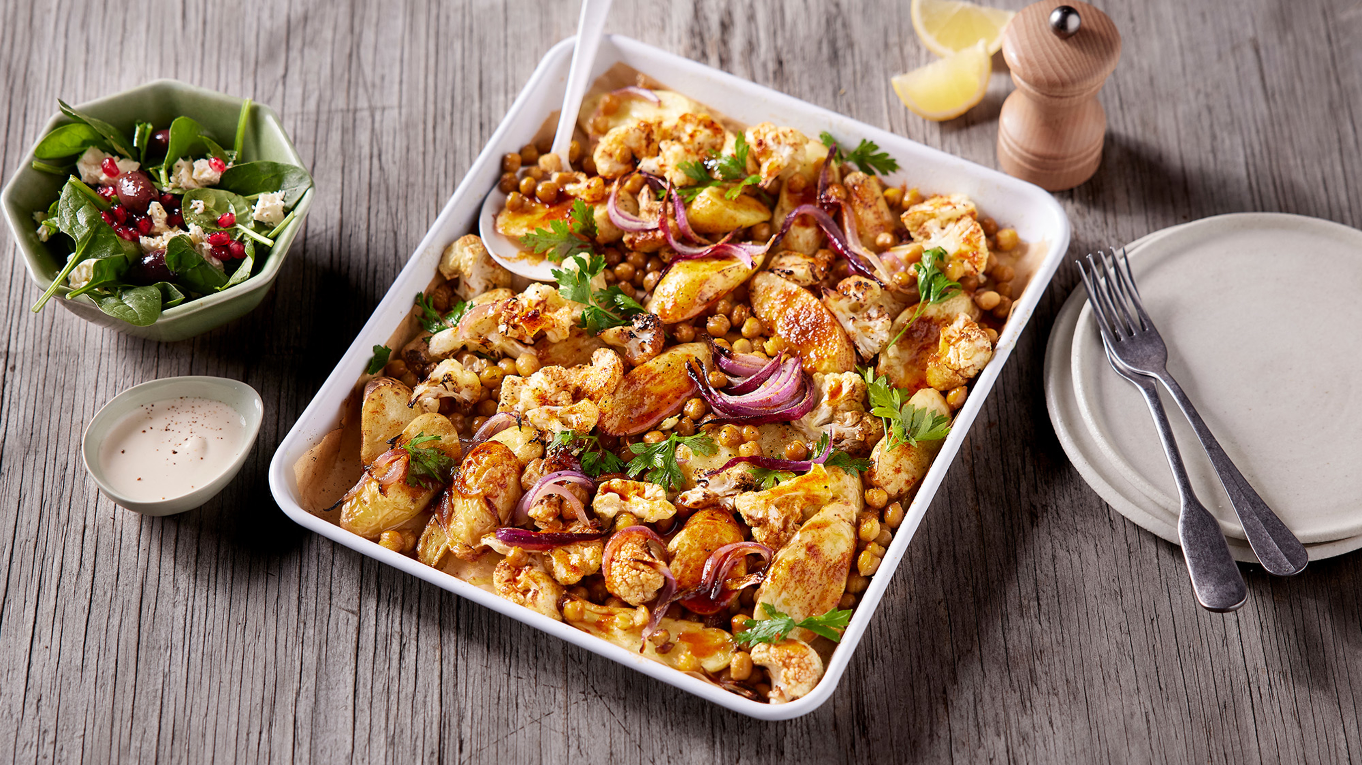 Dan's Mediterranean-inspired Veggie Sheet Pan