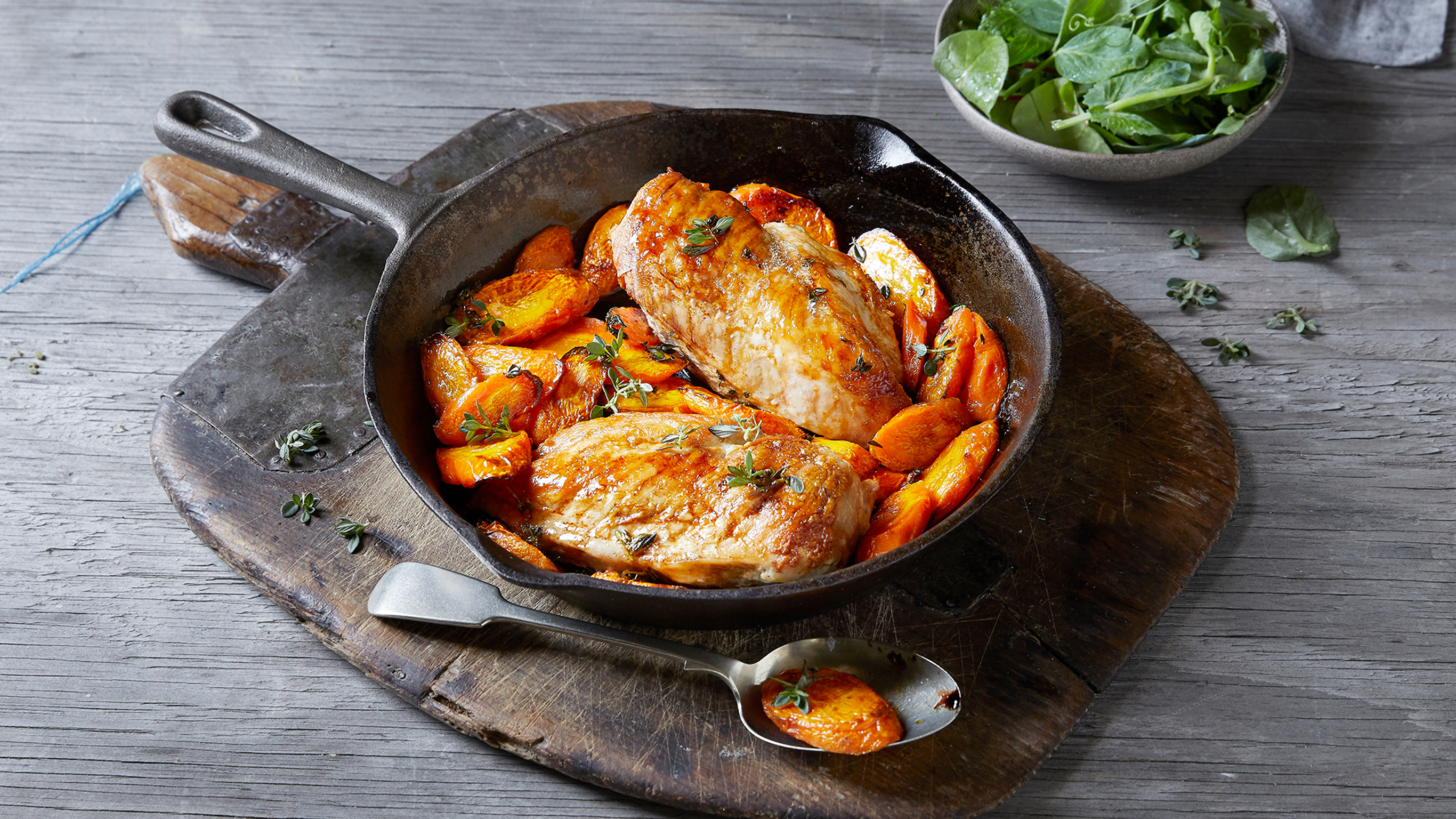 Dan's Best Chicken Pan Roast with Carrots