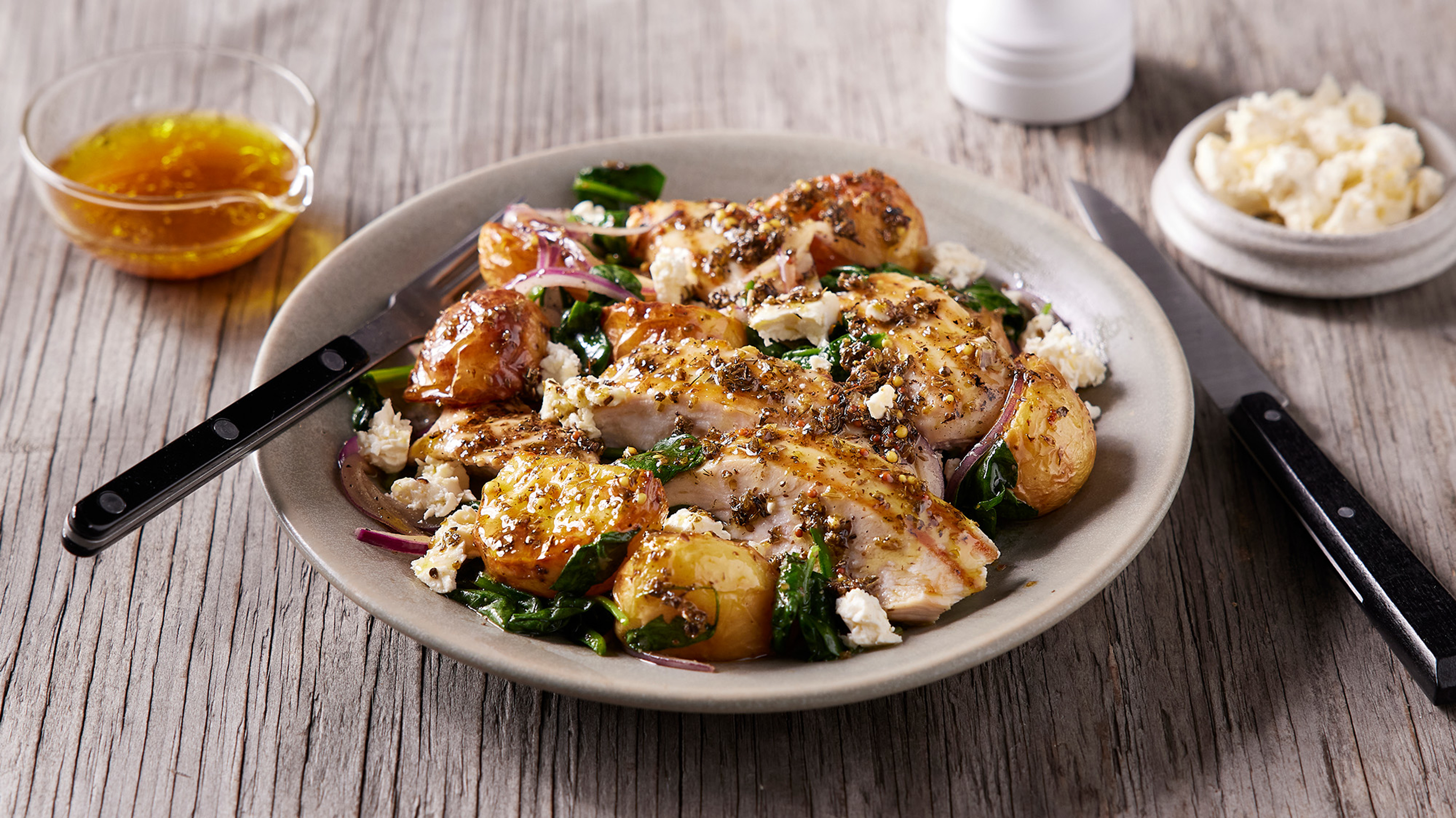 Dan's Grilled Chicken & Warm Potato Salad