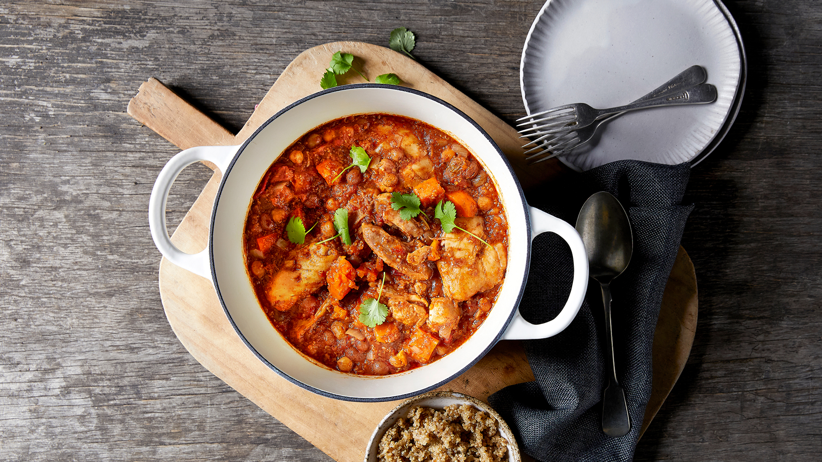 Sergio's Slow-cooked Moroccan Chicken
