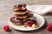 Choc PB &amp; J Protein Cups