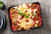 Chicken & Bean Enchiladas
