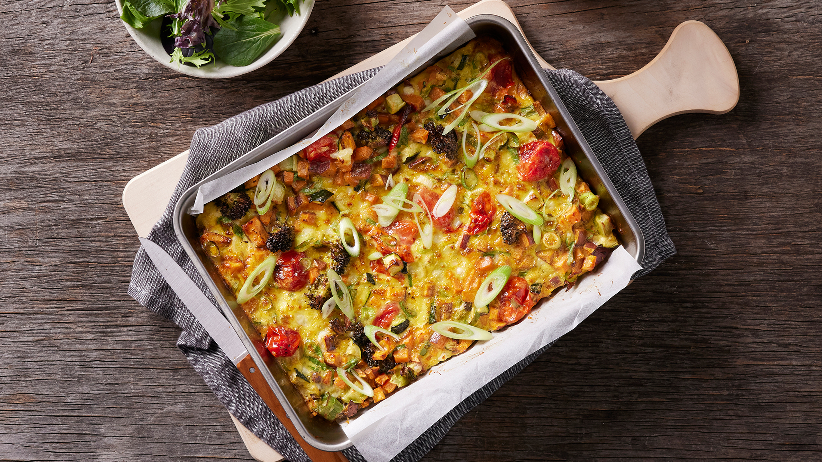 One-pan Egg & Vegetable Slice