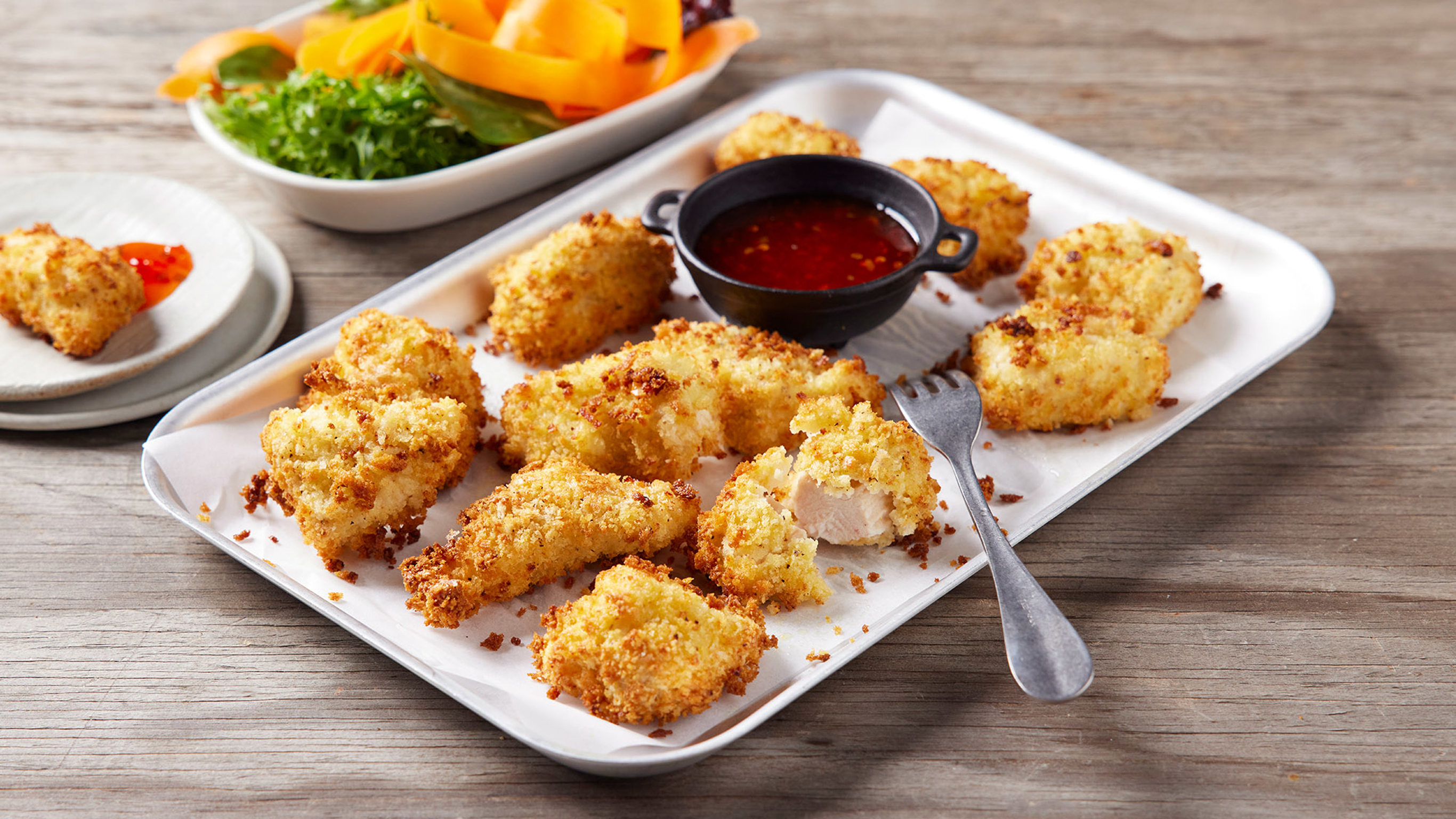 Dan's Chicken Nuggets & Mixed Green Salad