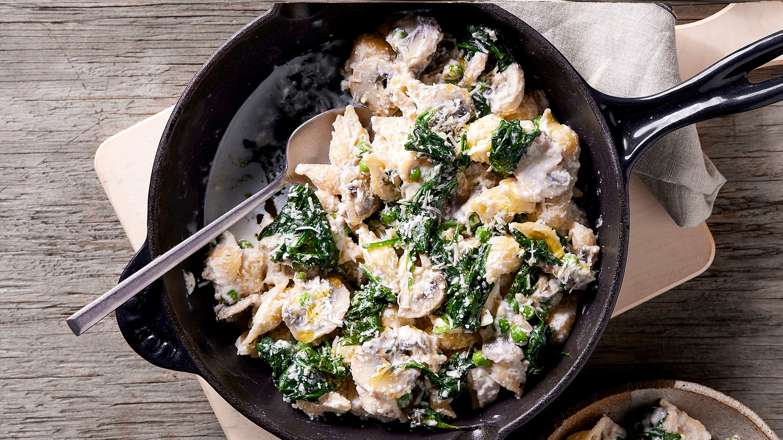 One-pot Creamy Mushroom Pasta