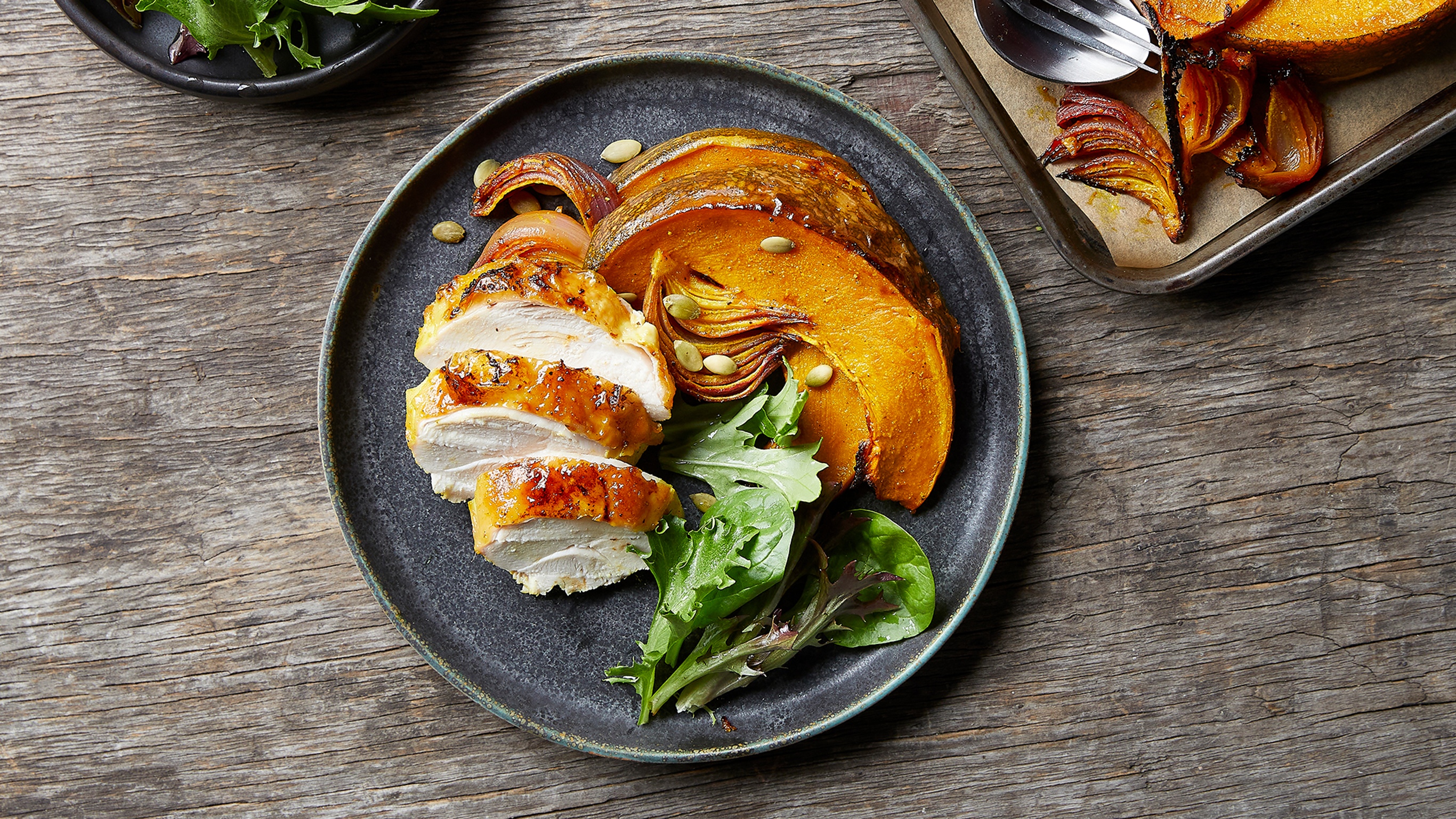 Sheet-pan Honey Turmeric Chicken