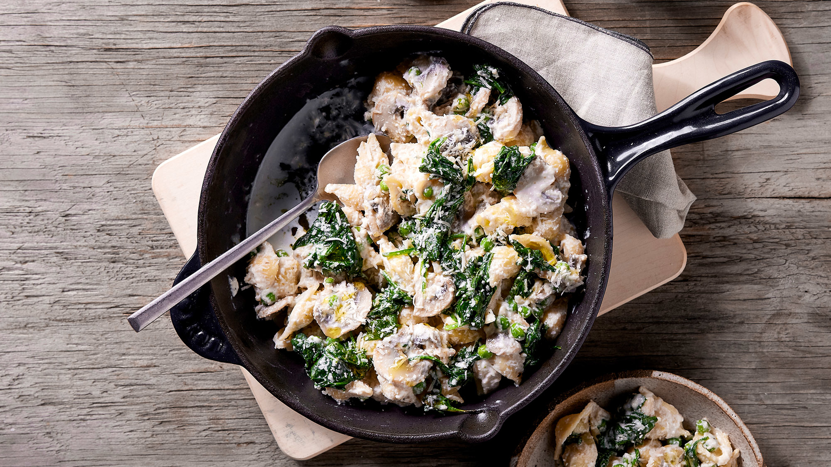 One-pot Creamy Mushroom Pasta