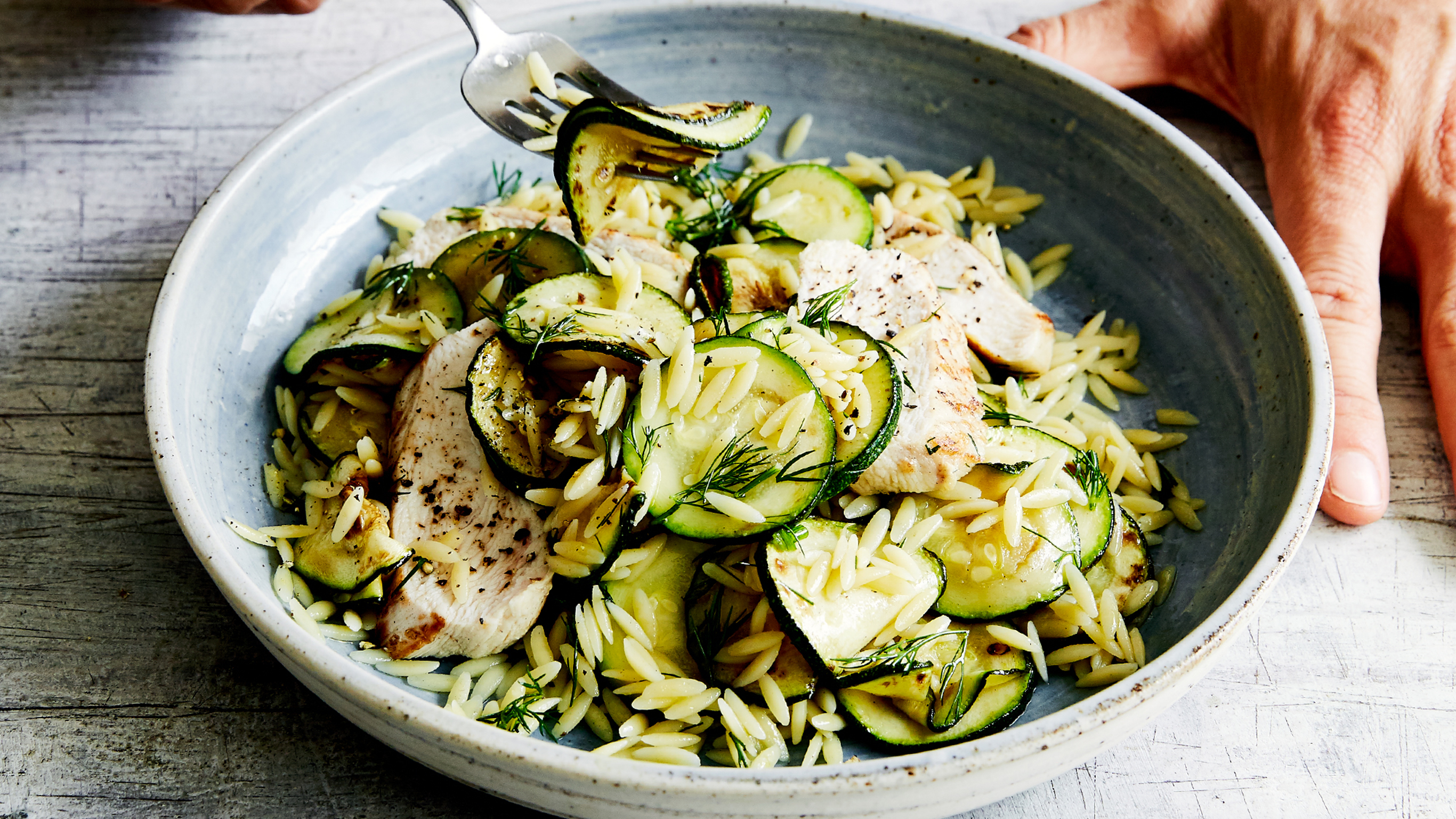 Luke's Herbed Chicken & Zucchini Risoni