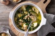 Potato, Leek & White Bean Soup